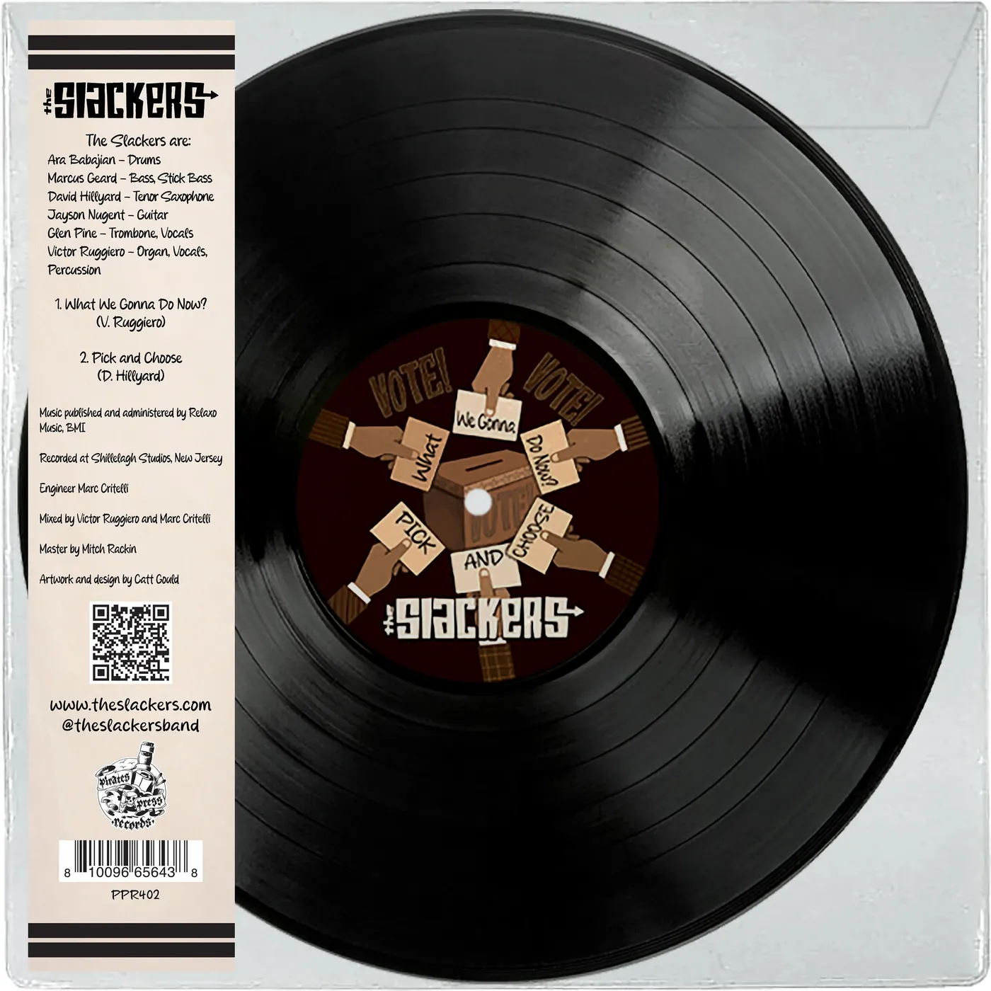 The Slackers, The LP - What We Gonna Do Now? / Pick And Choose (Vinyl)