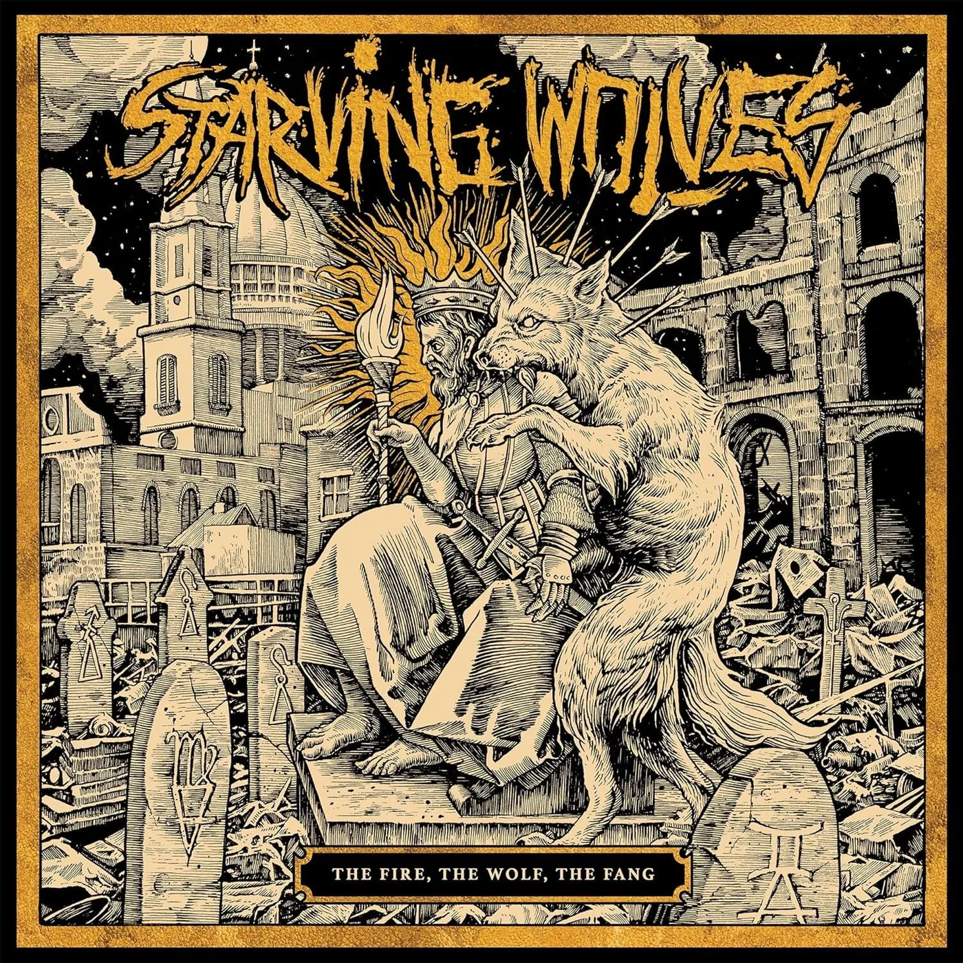 Starving Wolves LP - The Fire, The Wolf, The Fang (Vinyl)