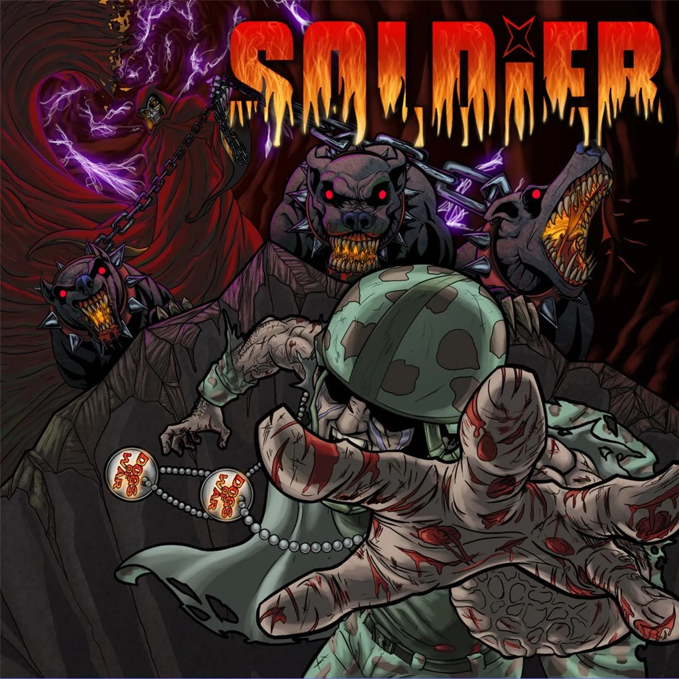 Soldier LP - Dogs Of War (Purple Vinyl)