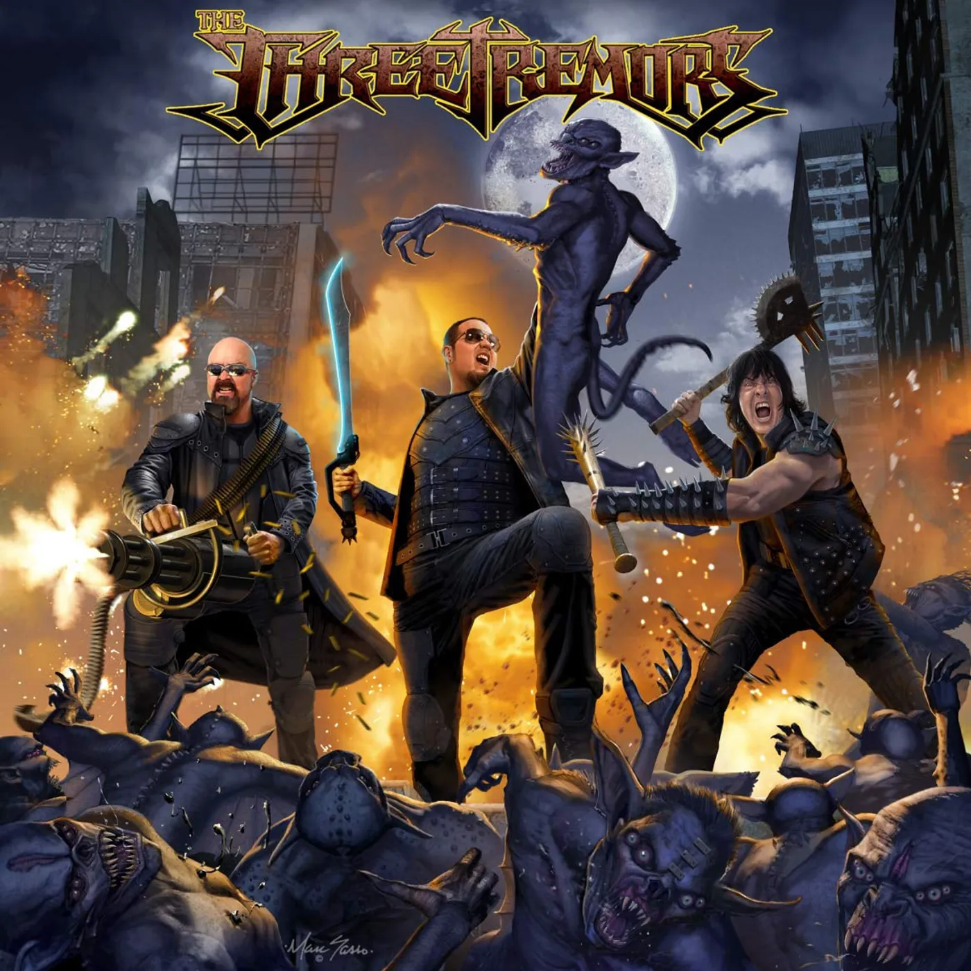 The Three Tremors, The LP - Three Tremors (Gold Vinyl)