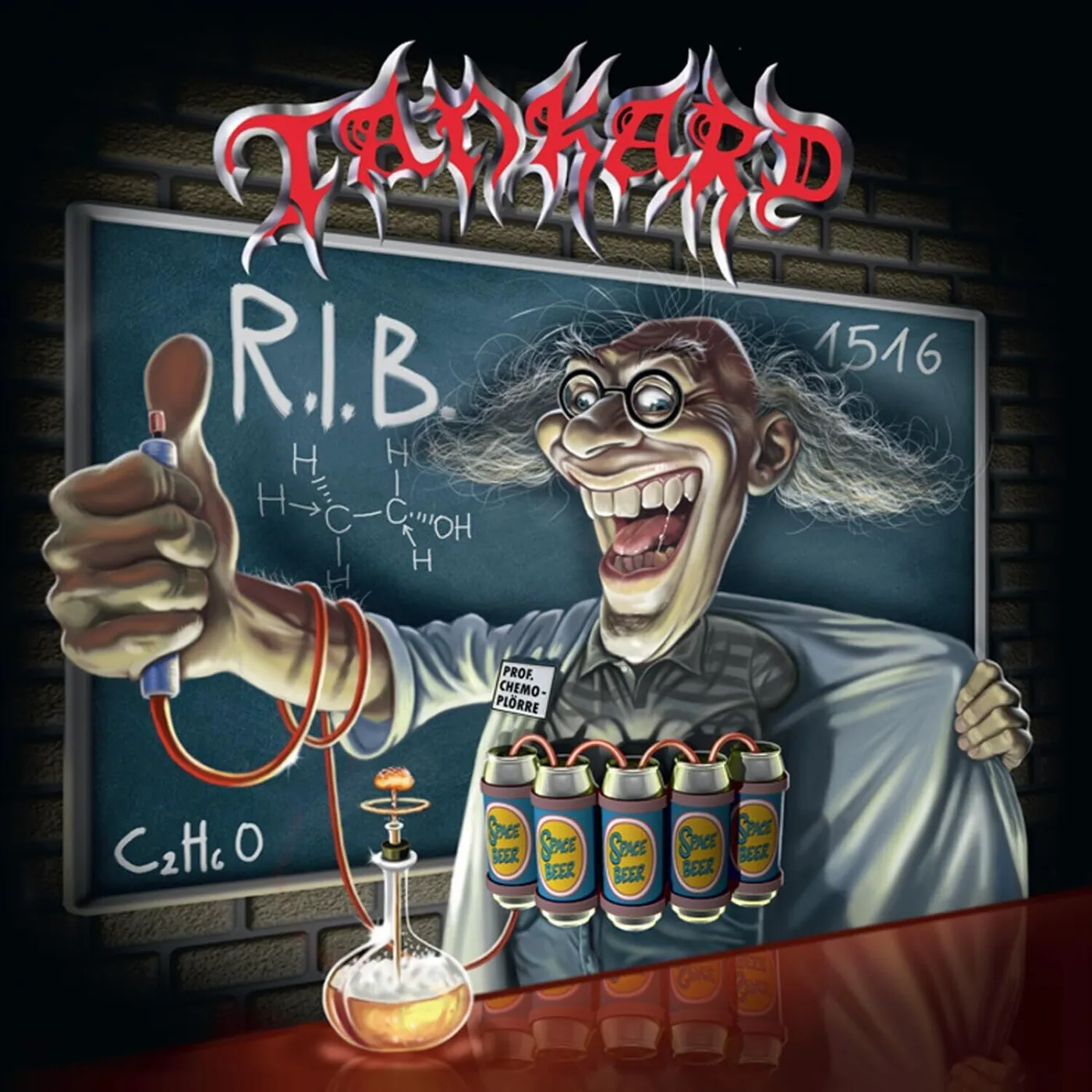 Tankard LP - R.I.B. (Red/White/Black Splatter Vinyl) (2Lp)