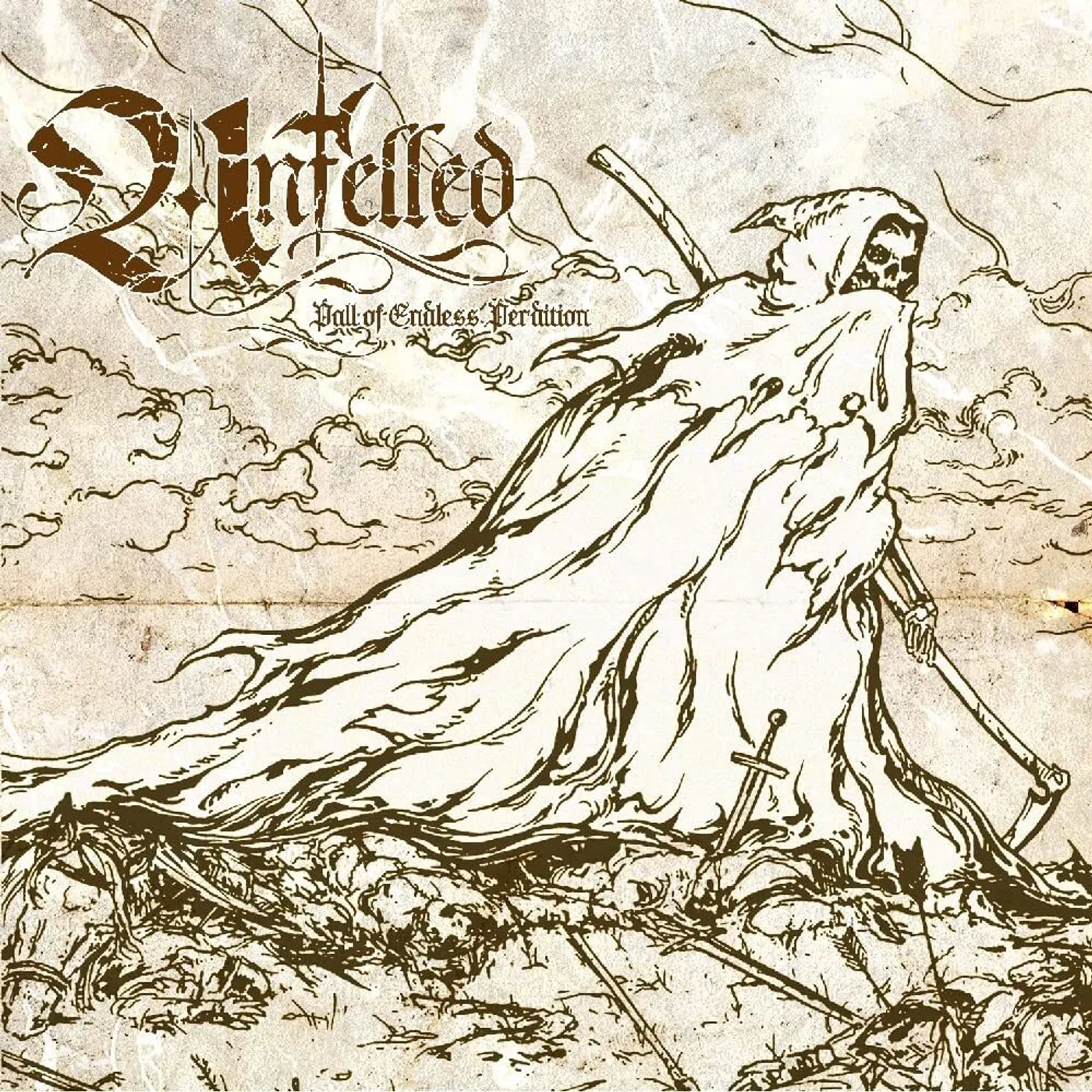 Unfelled LP - Pall Of Endless Perdition (Gold Vinyl)