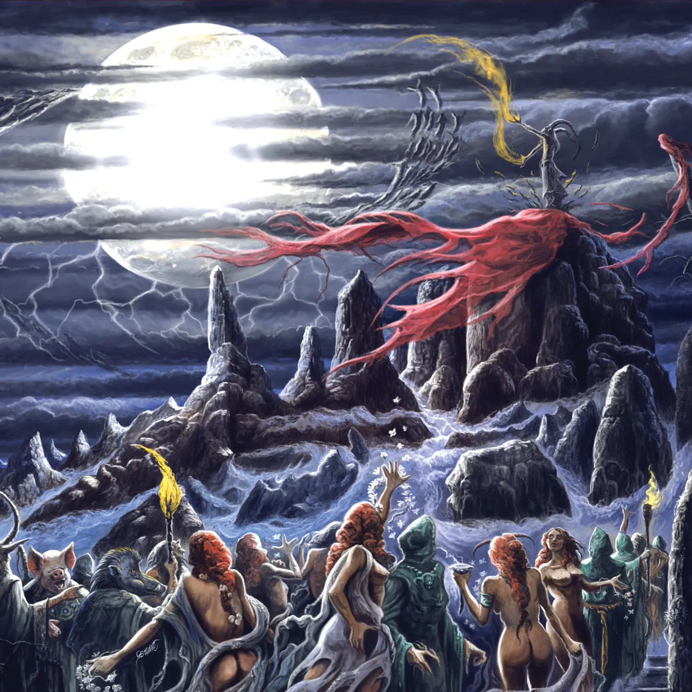 Varathron LP - Glorification Under The Latin Moon (Vinyl)