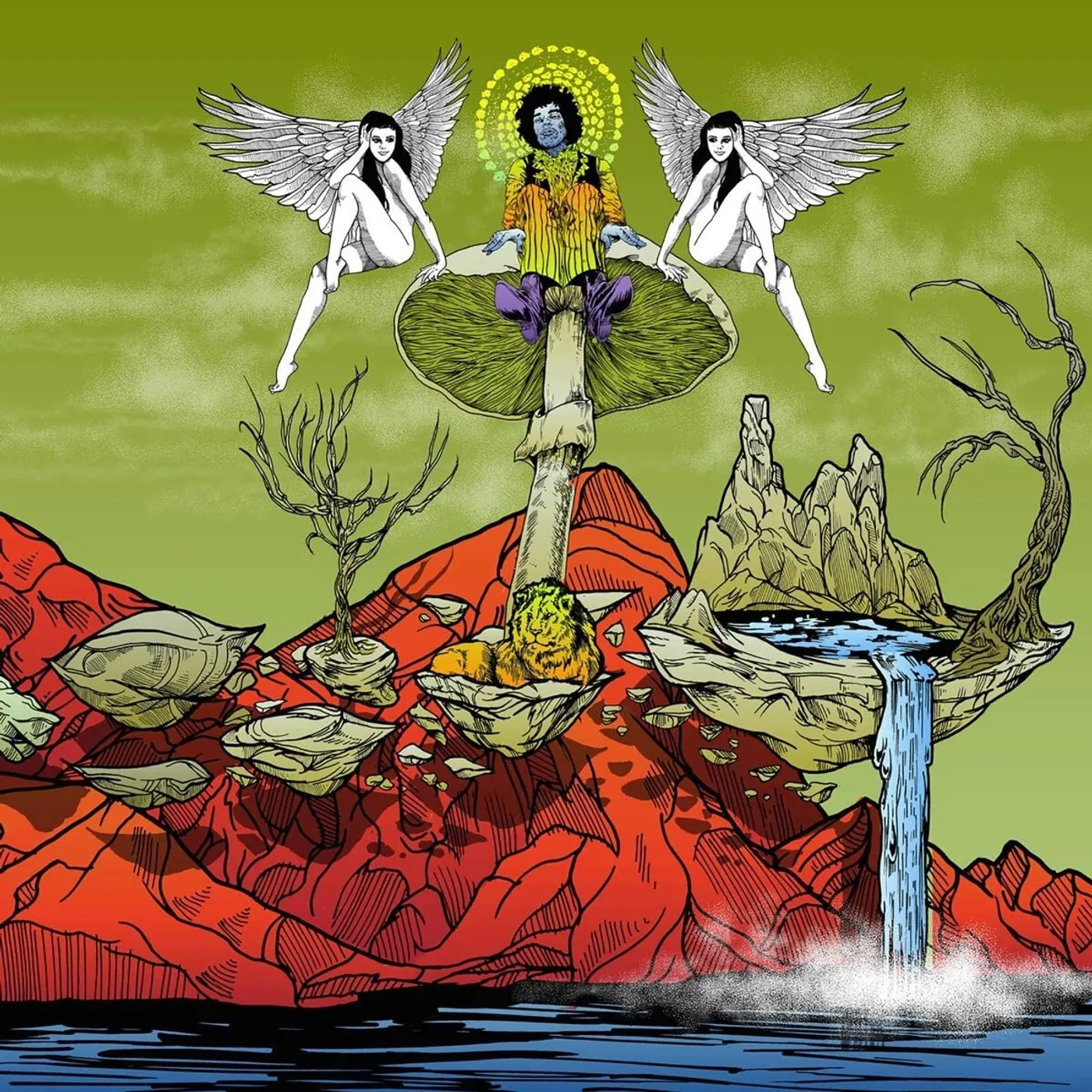 Various Artists LP - Electric Ladyland [Redux] (Light Blue/Black Marble Vinyl)