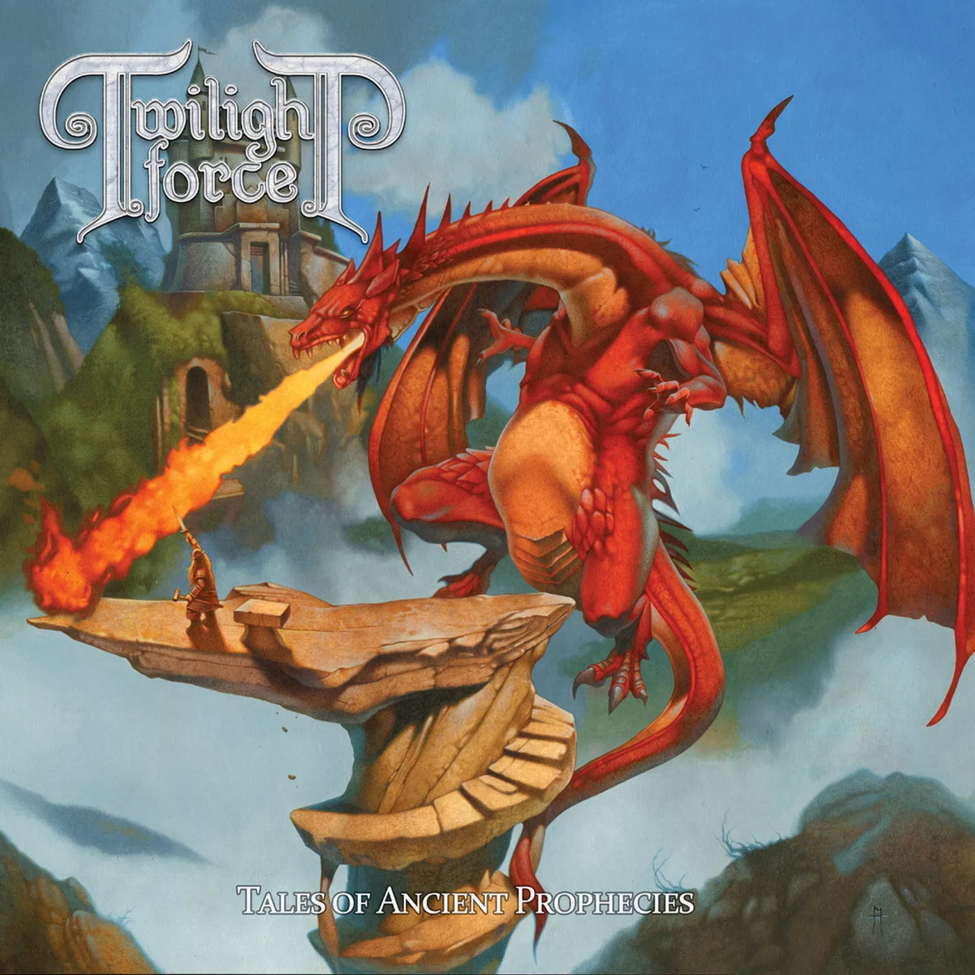 Twilight Force LP - Tales Of Ancient Prophecies (Transparant Vinyl With Orange Fireball)