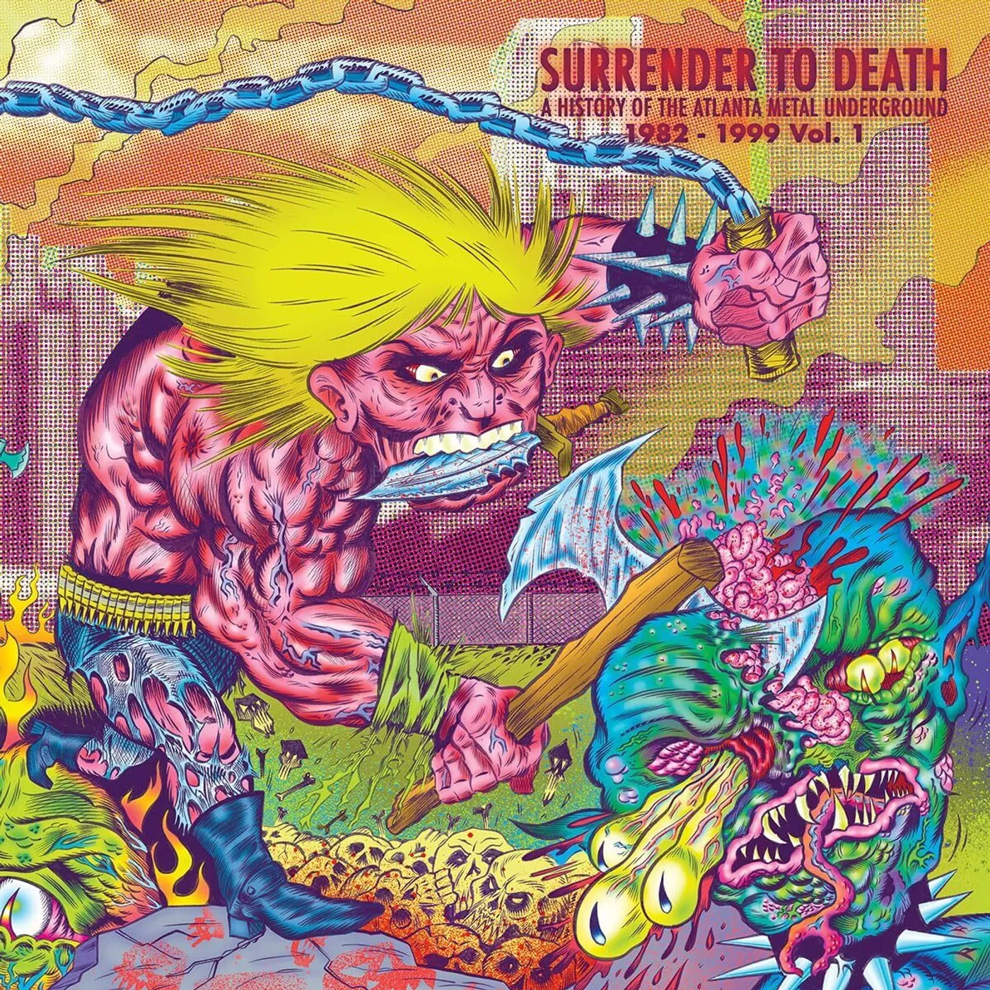 Various Artists LP - Surrender To Death: A History Of The Atlanta Metal Underground 1982-1999 Vol.01 (2 Lp Color Vinyl)