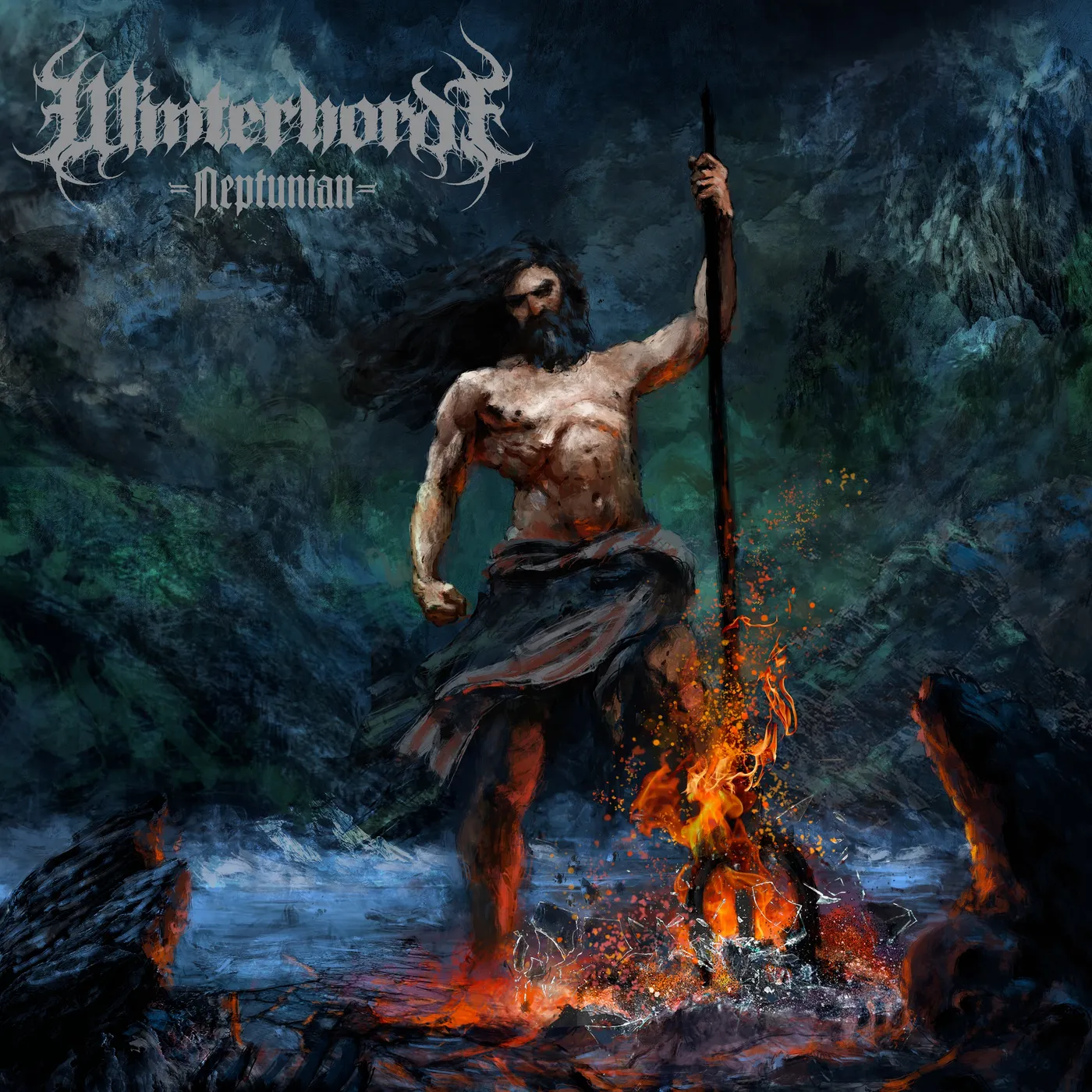 Winterhorde LP - Neptunian (Trans Green Marble Vinyl) (2Lp)