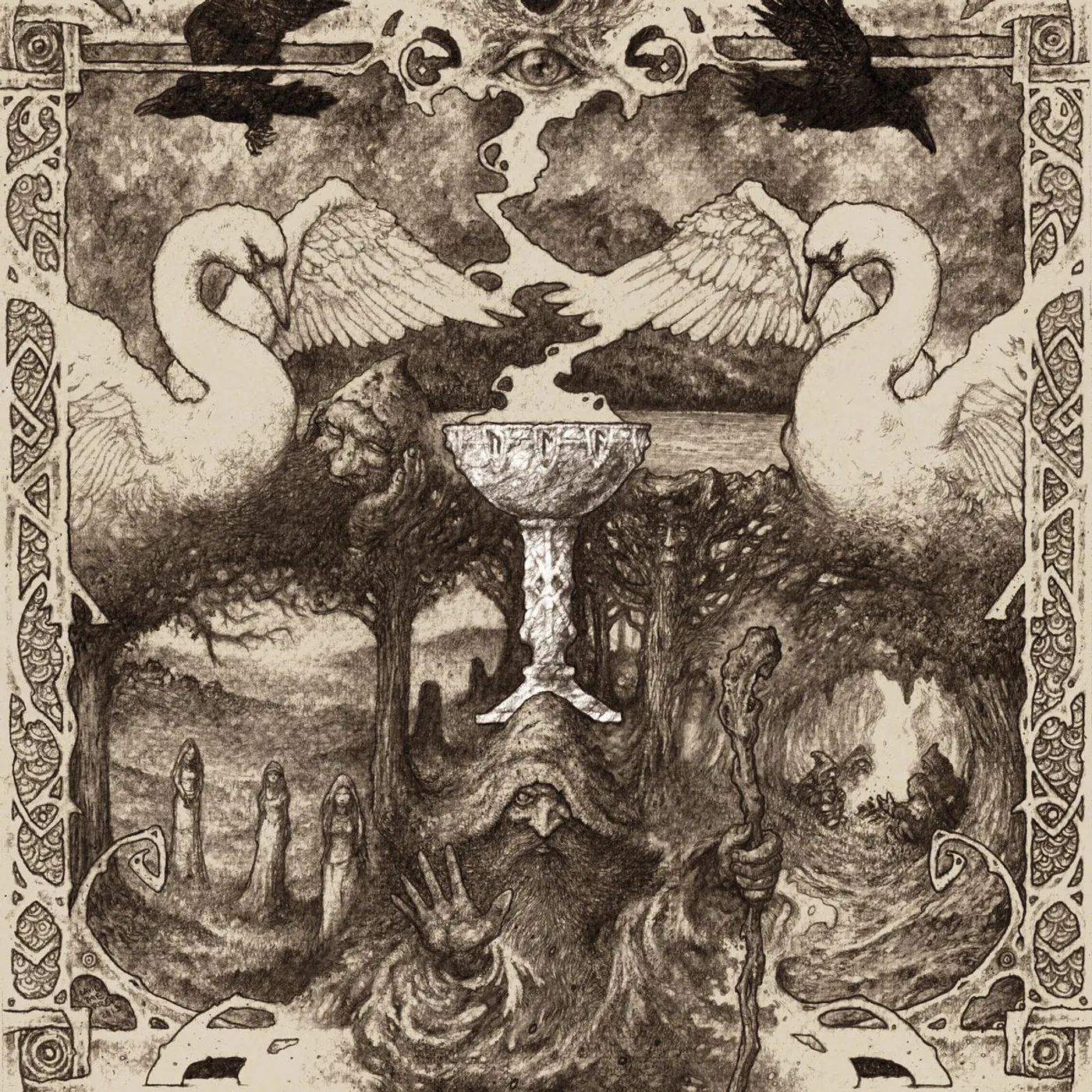 Wolcensmen LP - Fire In The White Stone (White Vinyl)