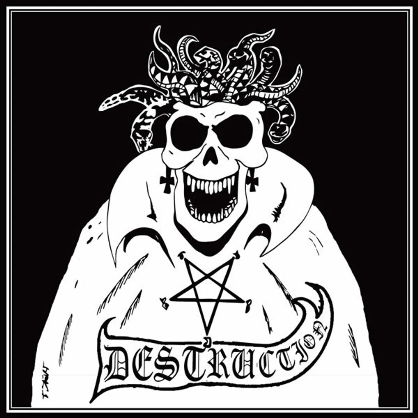 Destruction LP - Bestial Invasion Of Hell (Black / White Vinyl)