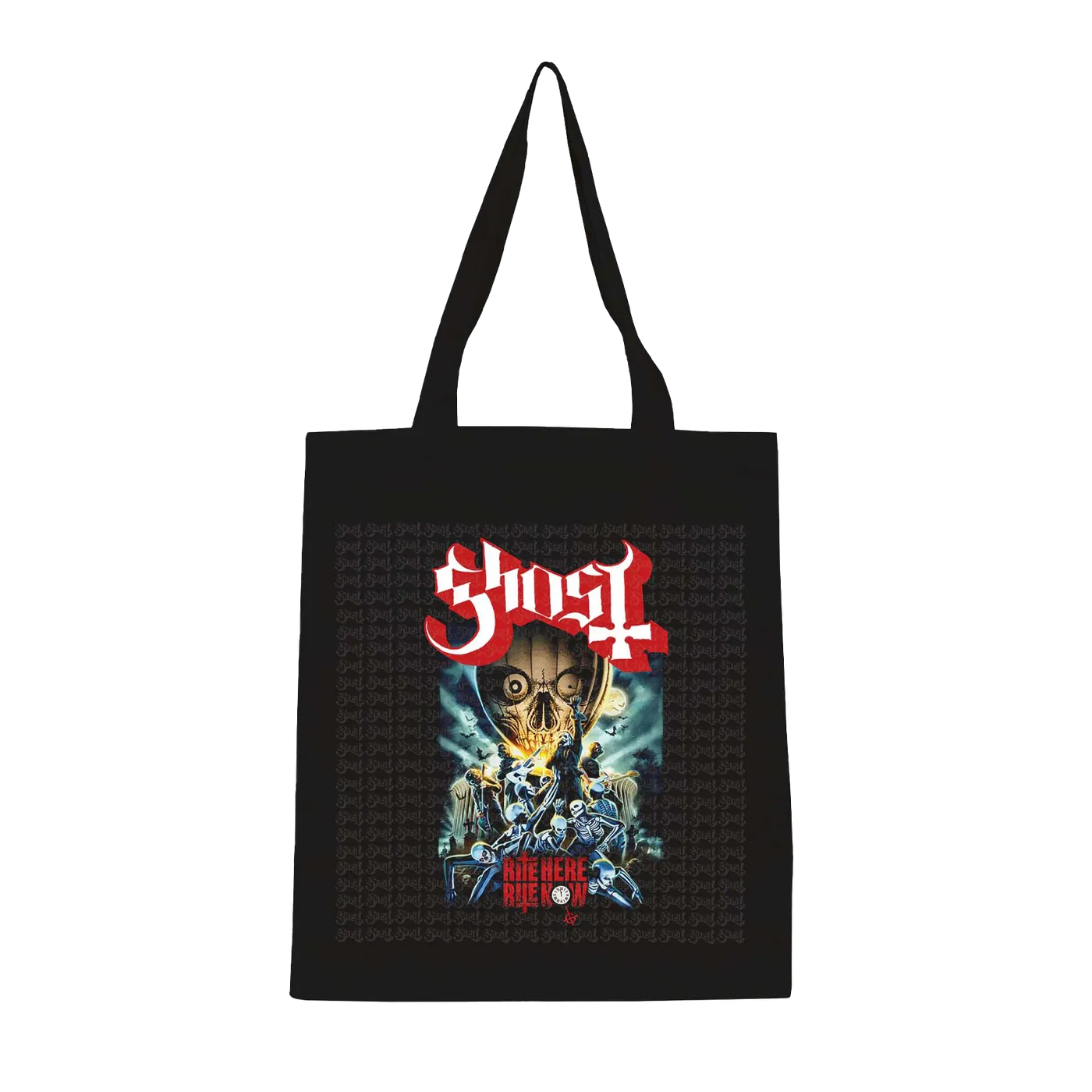 Rocksax Ghost Tote Bag  -  Rite Here, Rite Now