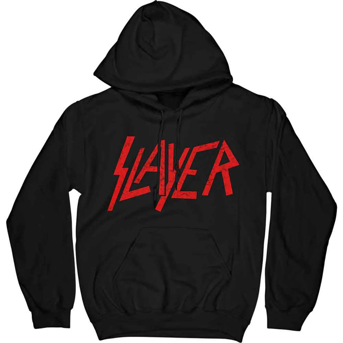 Slayer Pullover Hoodie - Distressed Logo