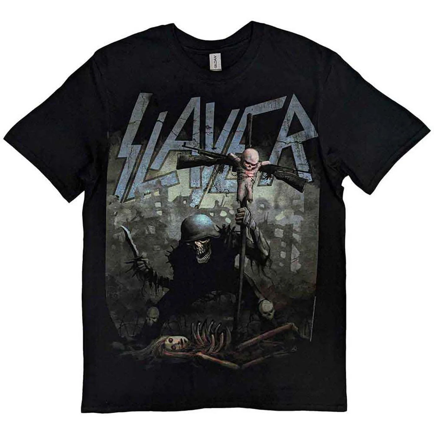 Slayer T Shirt - Soldier Cross