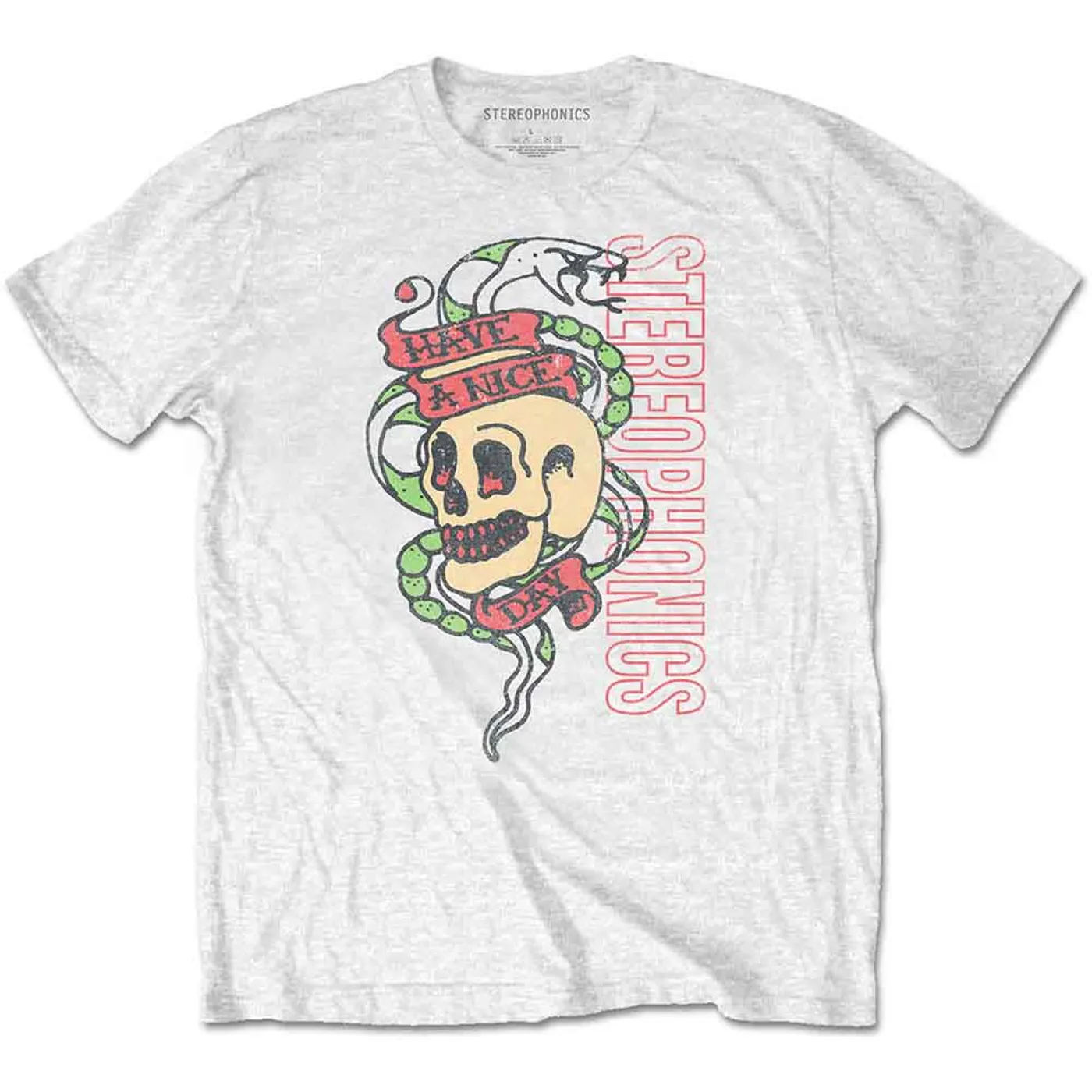 Stereophonics T Shirt - Have A Nice Day Snake