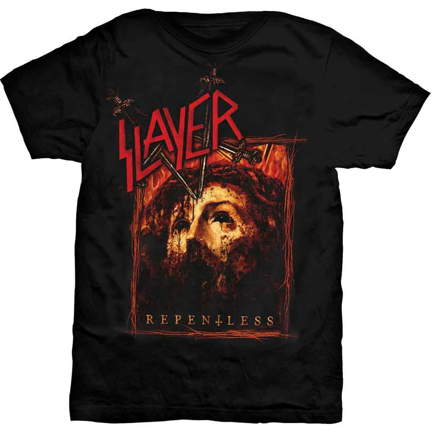 Slayer T Shirt - Repentless Rectangle
