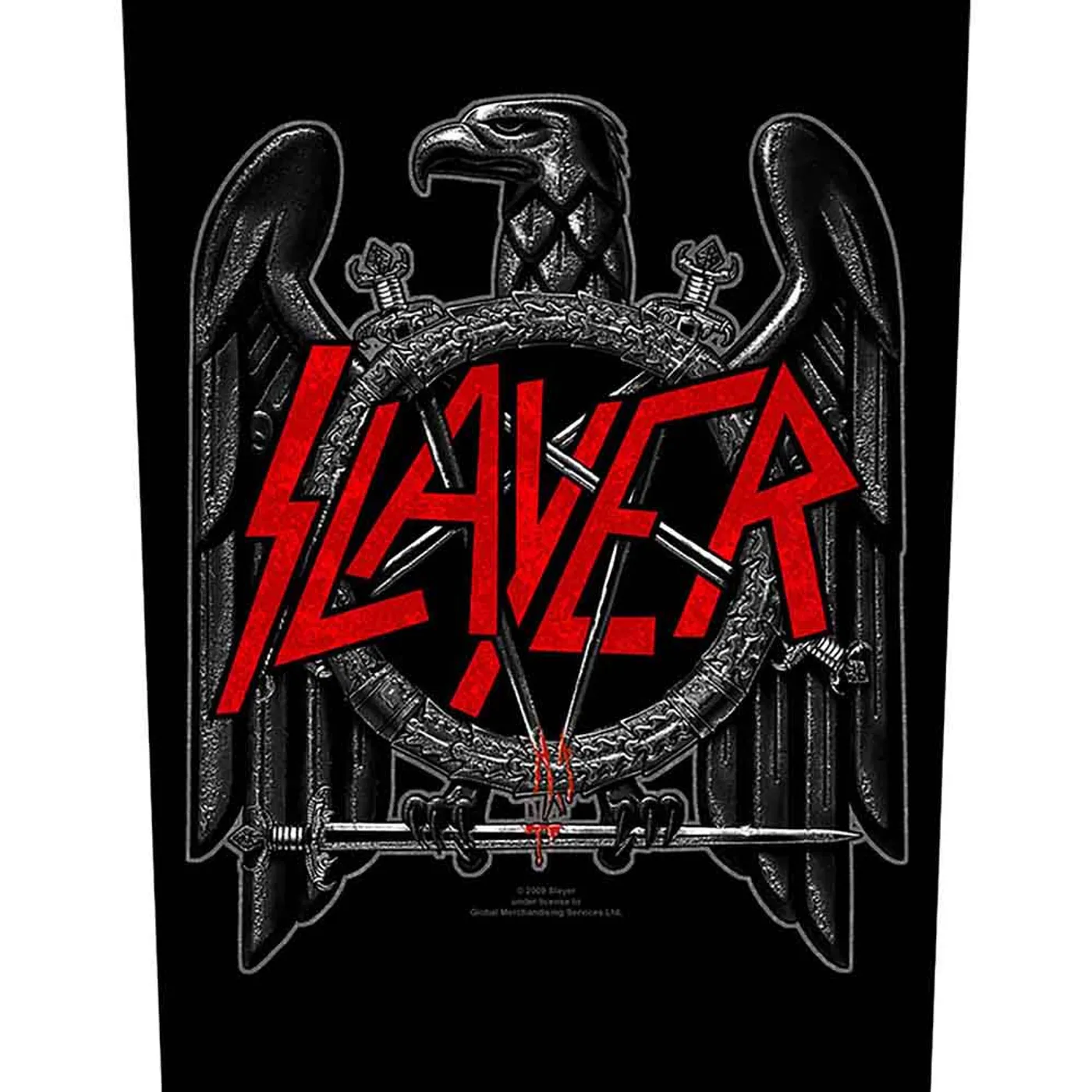 Slayer Patches - Woven Sew On - Black Eagle