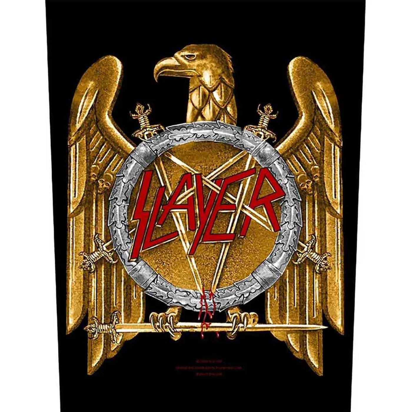 Slayer Patches - Woven Sew On - Golden Eagle