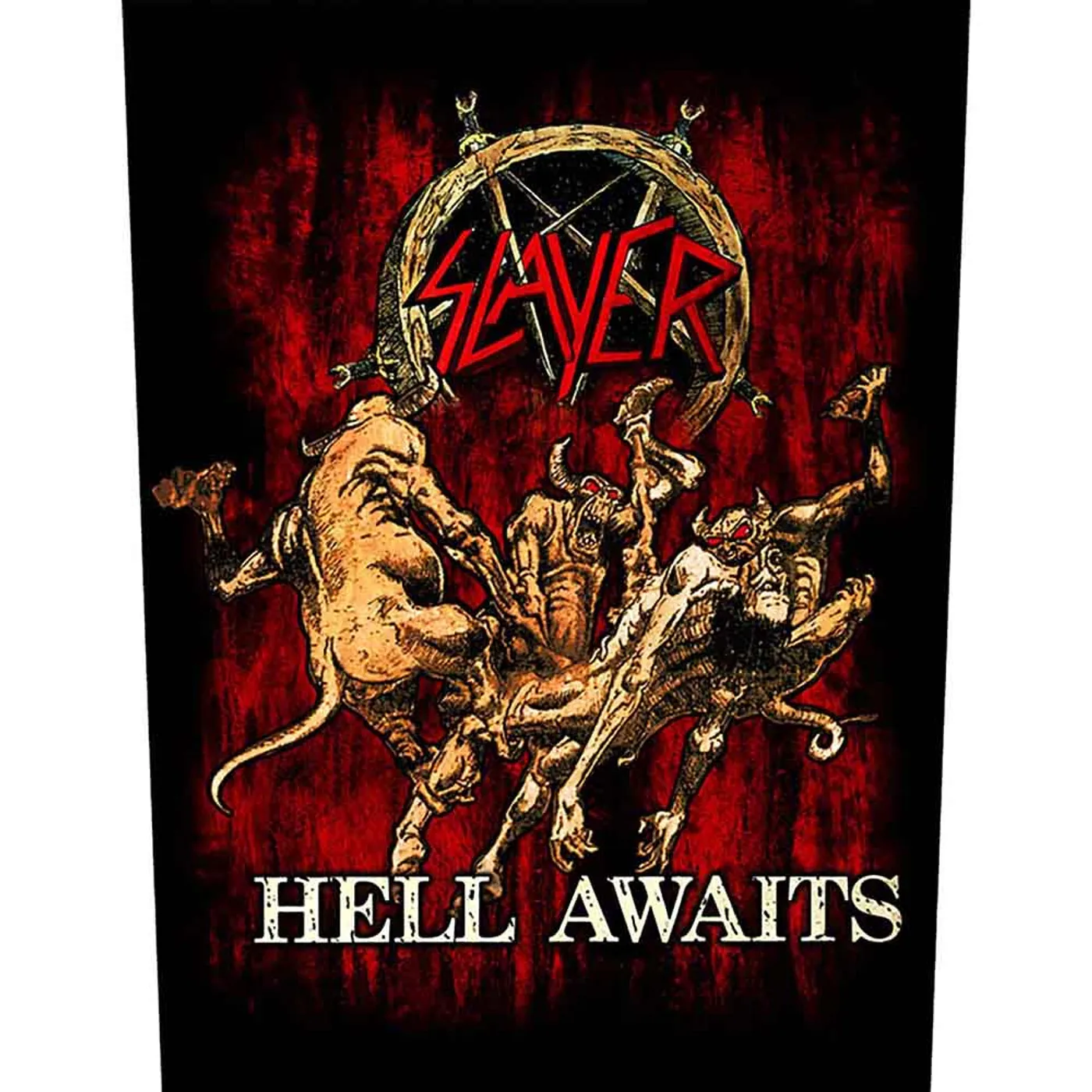 Slayer Patches - Woven Sew On - Hell Awaits