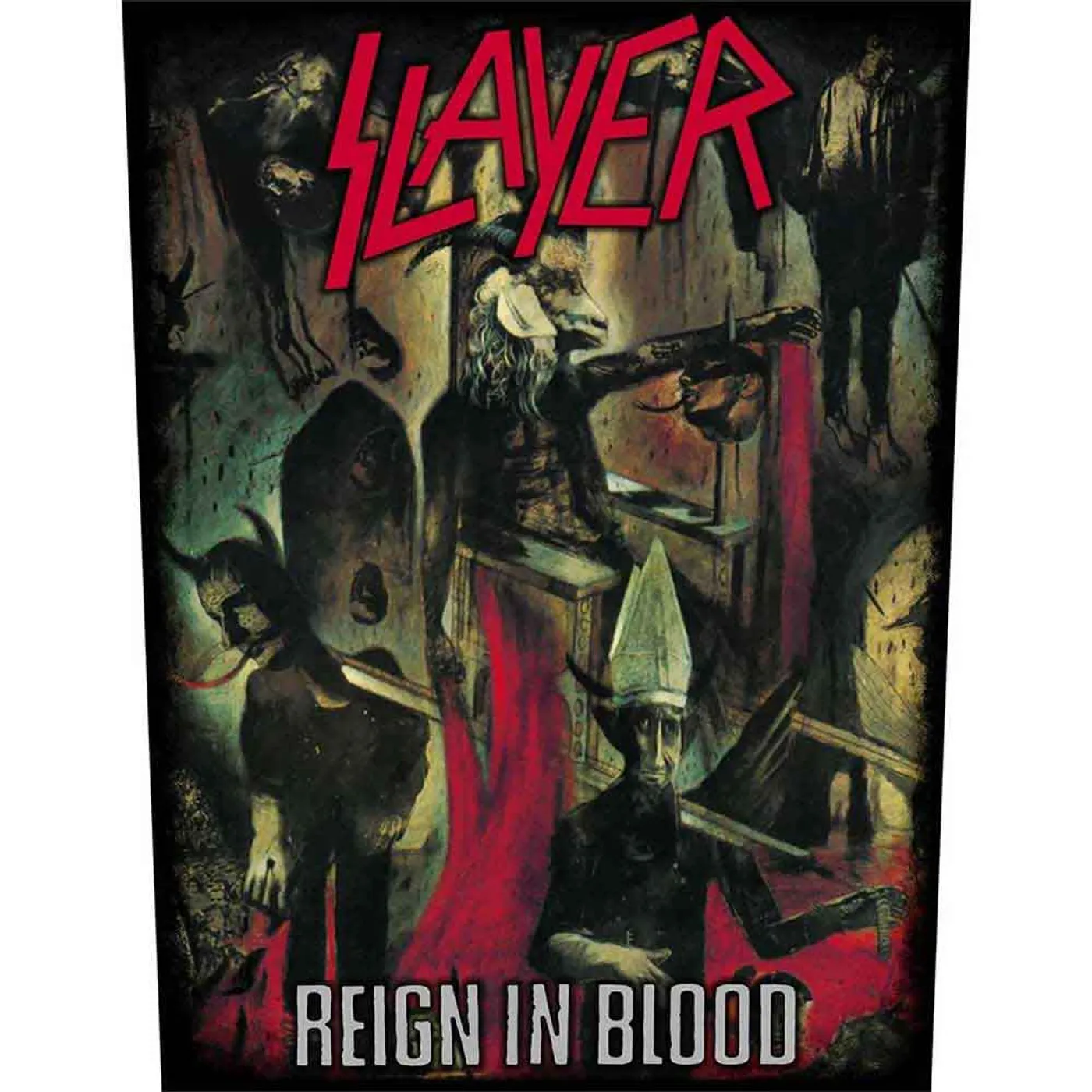 Slayer Patches - Woven Sew On - Reign In Blood