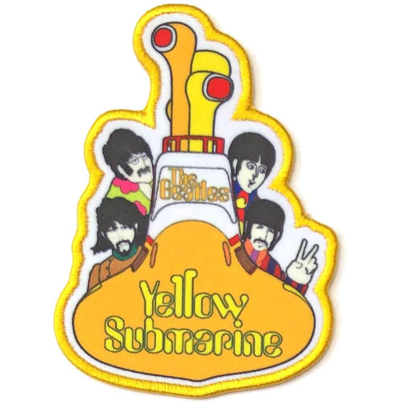 The Beatles Patches - Woven Sew On - All Aboard