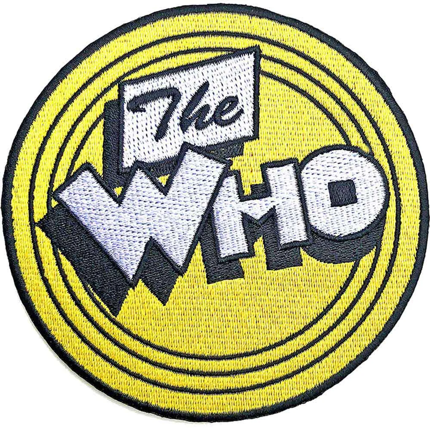 The Who Patches - Iron On - Yellow Circle