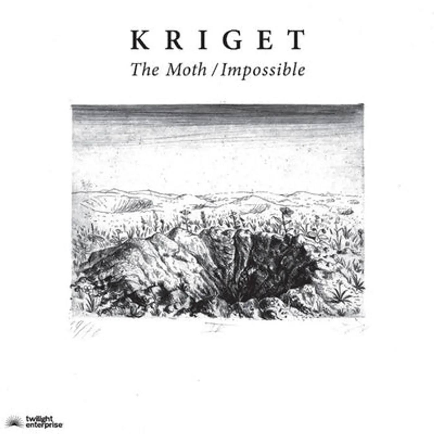 Kriget LP - The Moth/Impossible: (Vinyl)