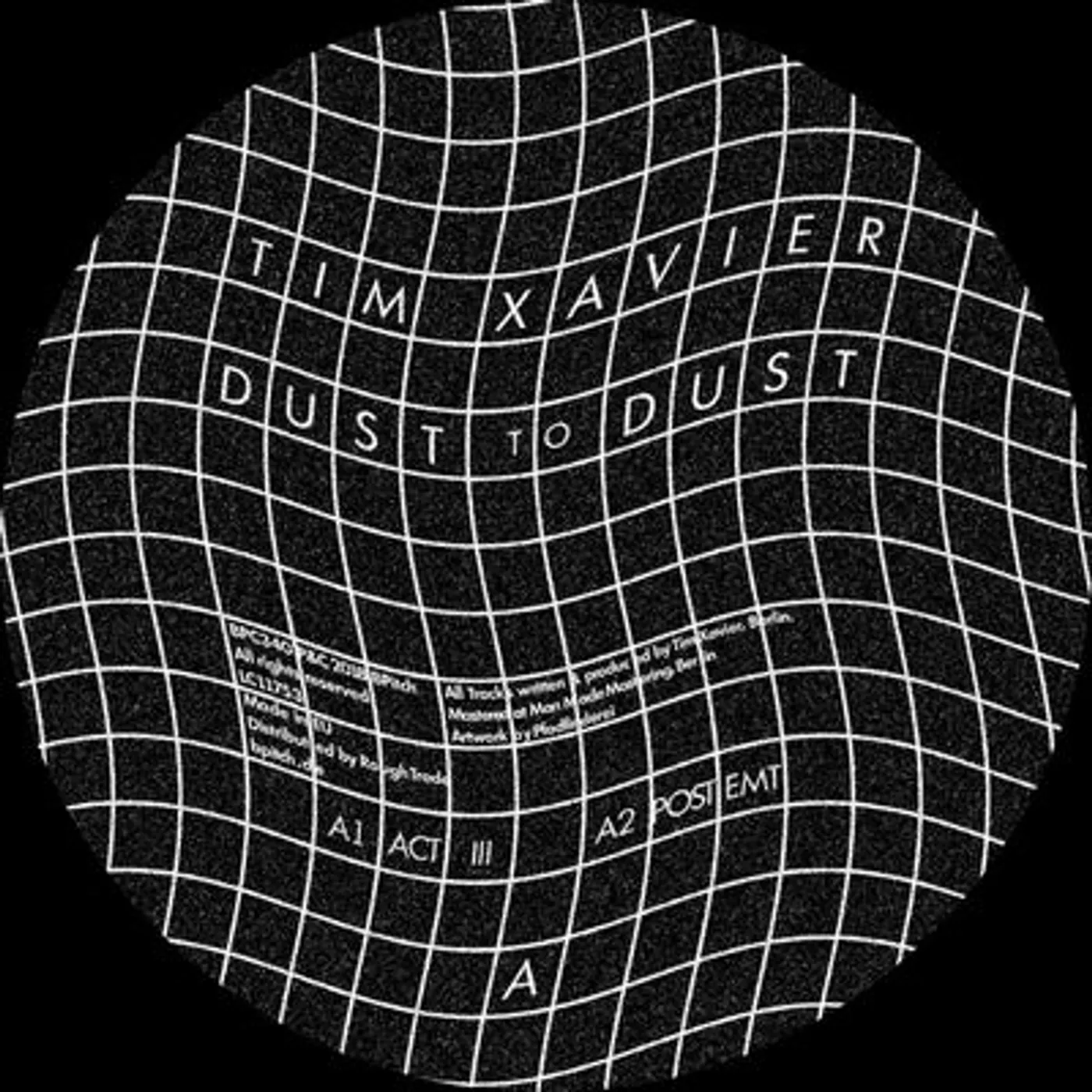 Tim Xavier LP - Dust to Dust: (Vinyl)