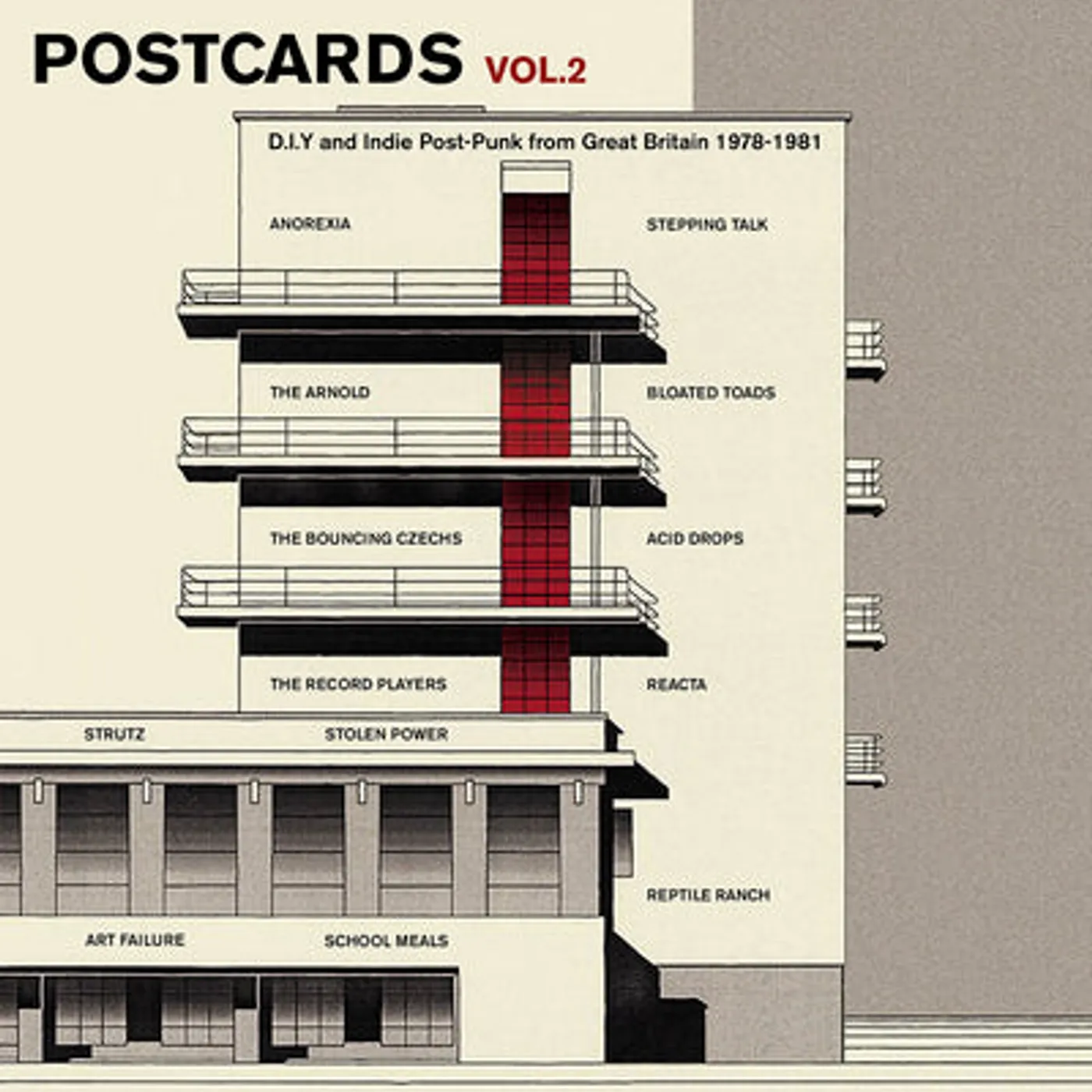 Various Artists LP - Postcards Vol. 2: D.I.Y. And Indie Post-Punk from Great Britain 1978-1981 (Vinyl)
