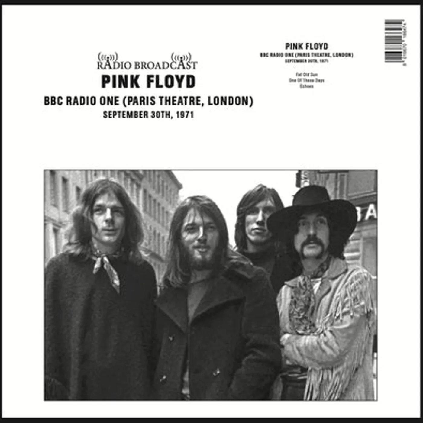 Pink Floyd LP - BBC Radio One (Paris Theatre, London, Sept. 30th 1971) (Vinyl)