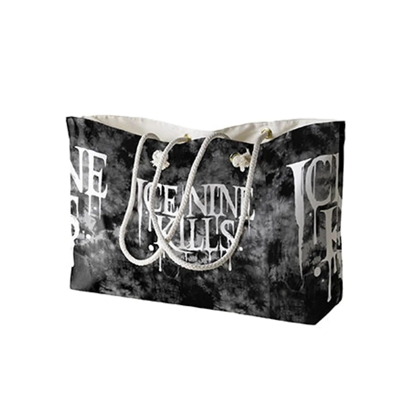 Rocksax Ice Nine Kills Rope Handled Beach Bag - Drippy Logo