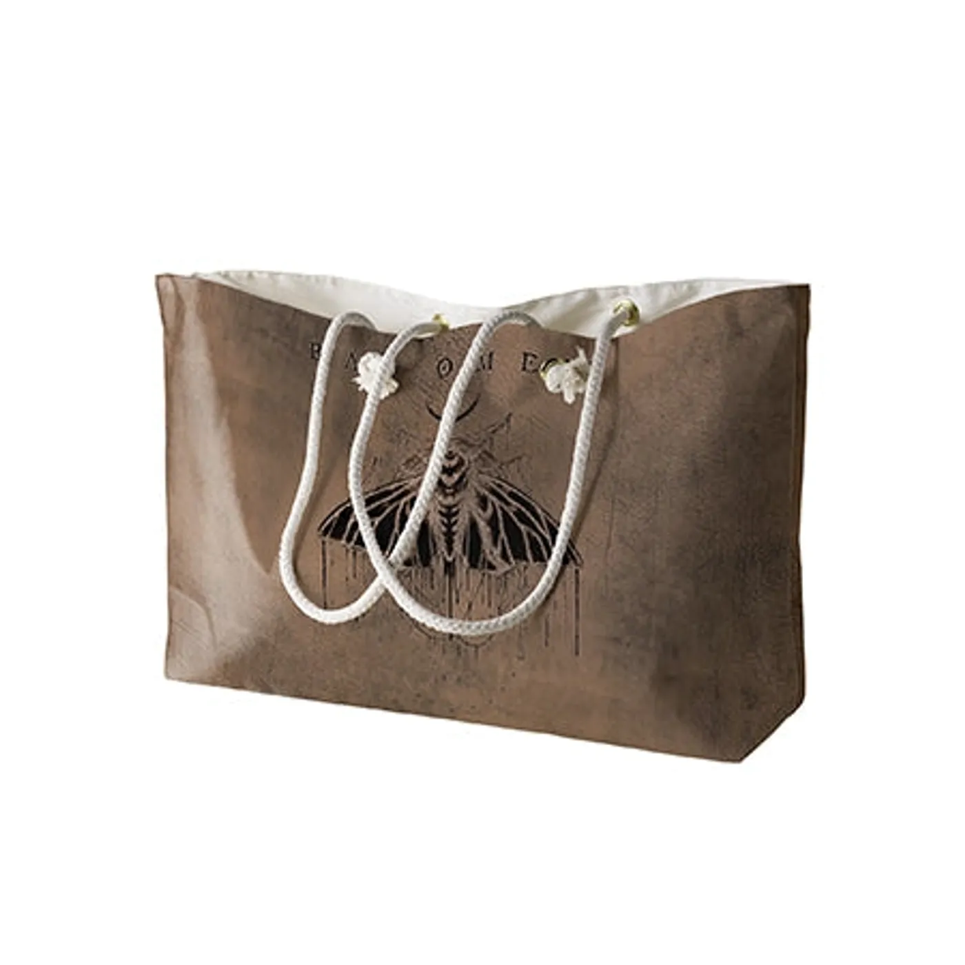 Rocksax Bad Omens Rope Handled Beach Bag - Moth