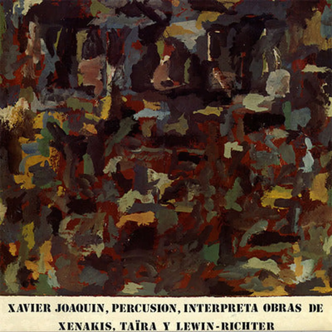 Xavier Joaquín LP - Xavier Joaquín Interpreta Obras De Xenakis/Taïra Y Lewin-Richter (Vinyl)