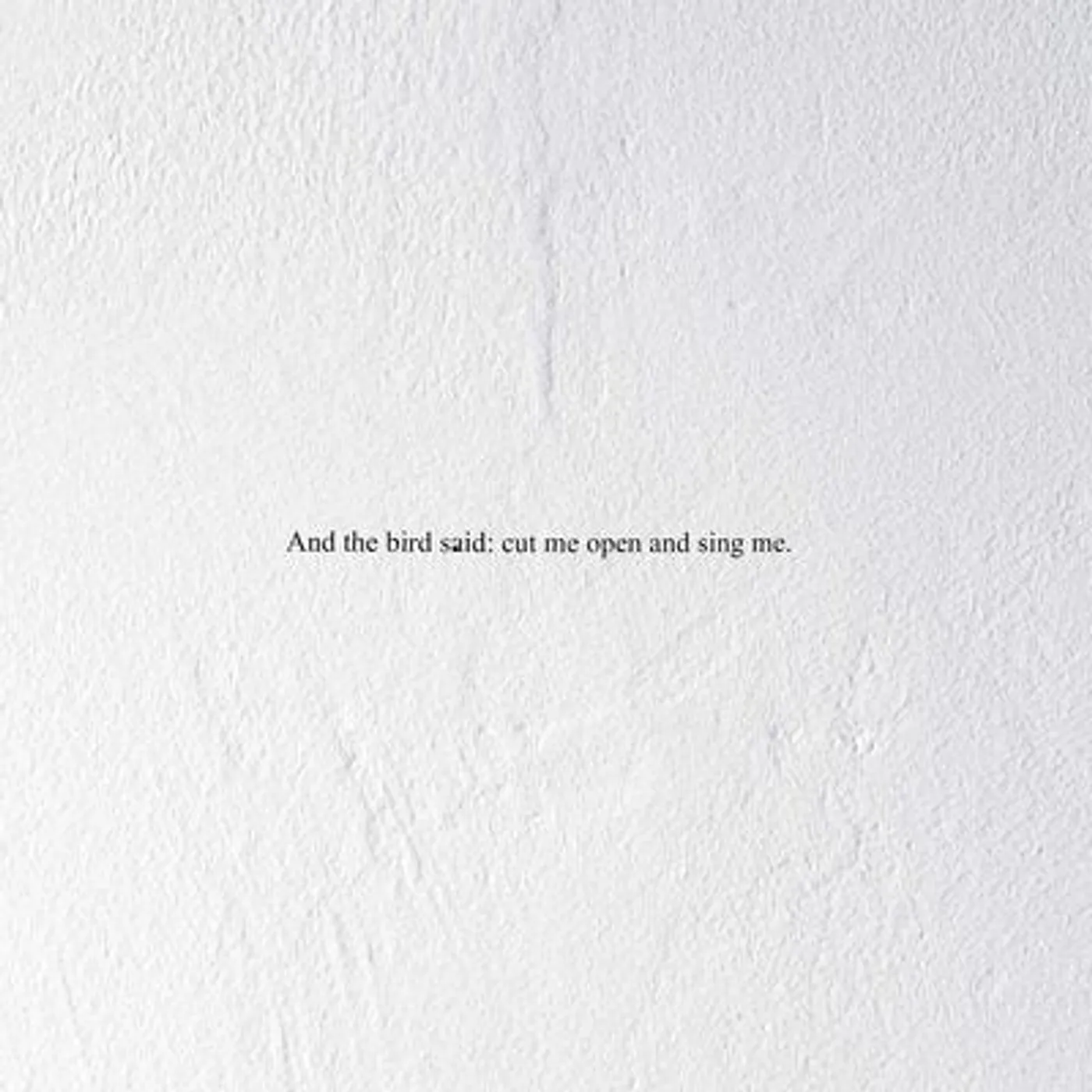 Prairie LP - And the Bird Said: Cut Me Open and Sing Me: (Vinyl)