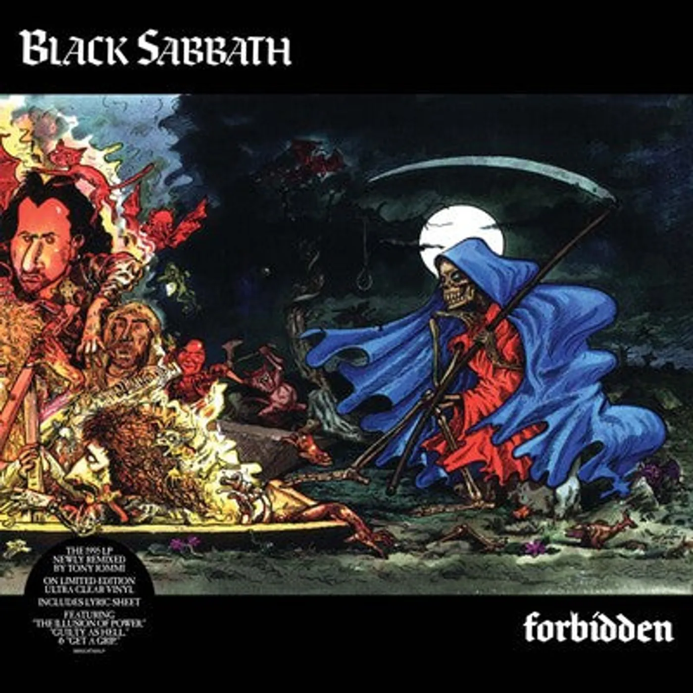 Black Sabbath LP - Forbidden (2024 Tony Iommi Remix) [Ultra Clear Vinyl]