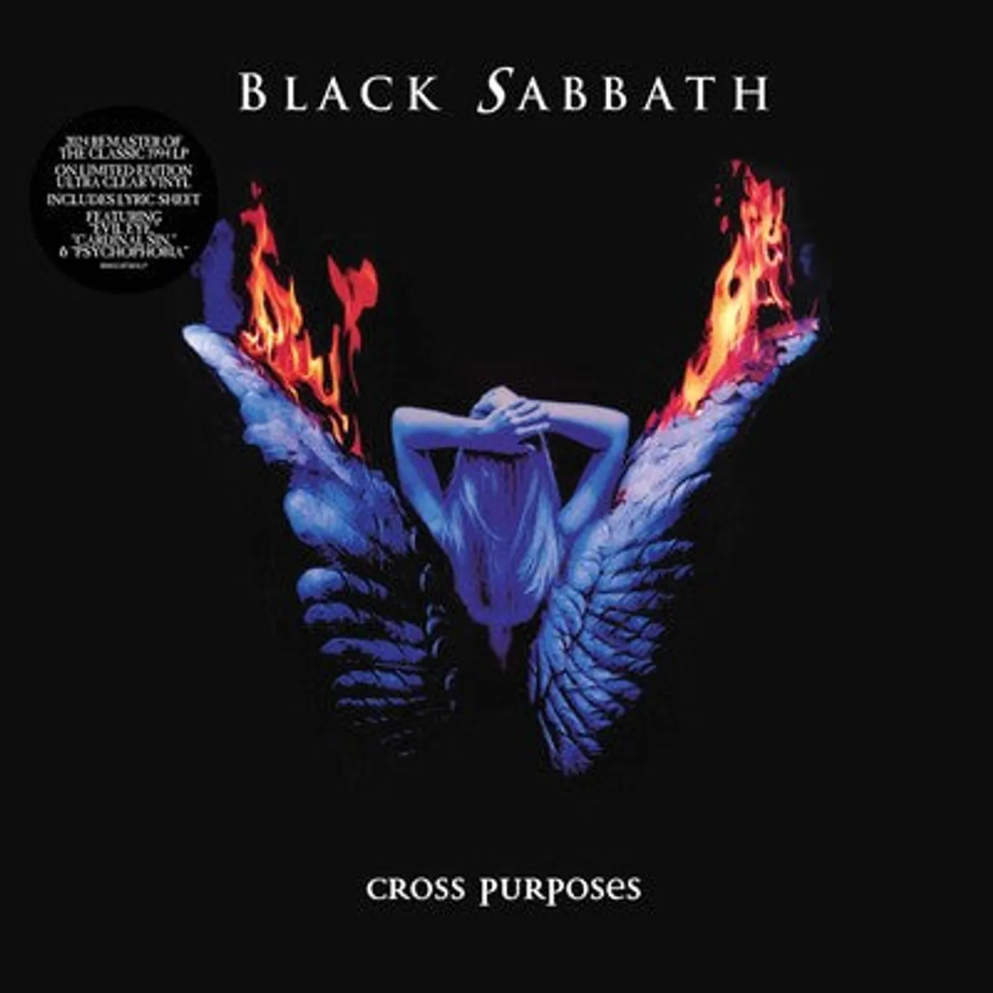 Black Sabbath LP - Cross Purposes (2024 Remaster) [Ultra Clear Vinyl]