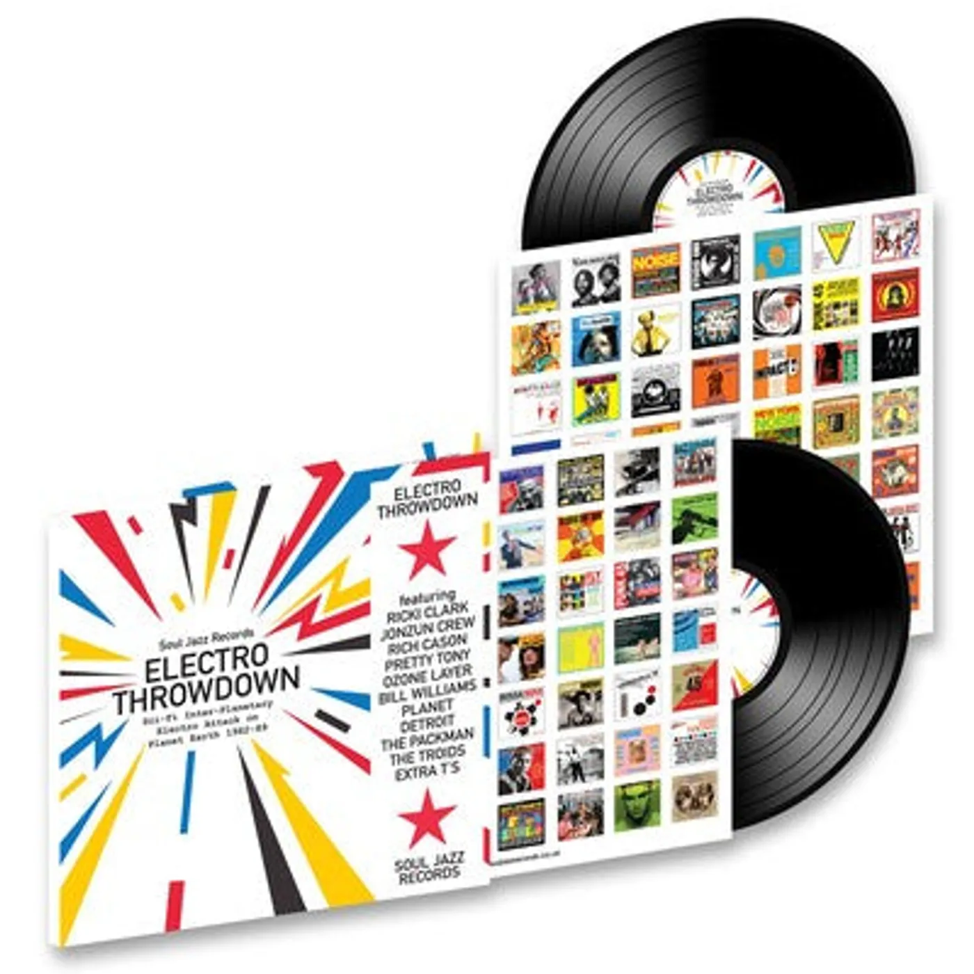 Various Artists LP - Electro Throwdown: Sci-Fi Inter-Planetary Electro Attack On Planet Earth 1982-89 (Vinyl)