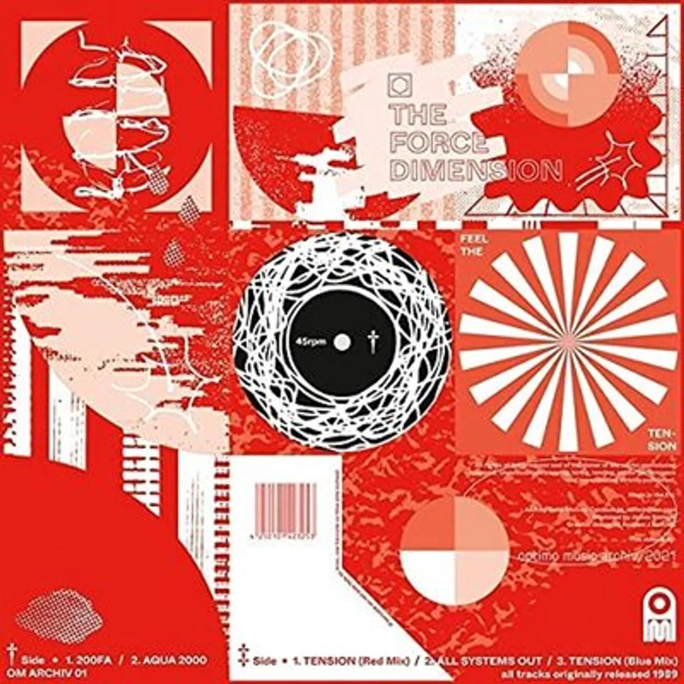 The Force Dimension LP - Feel the Tension: (Vinyl)