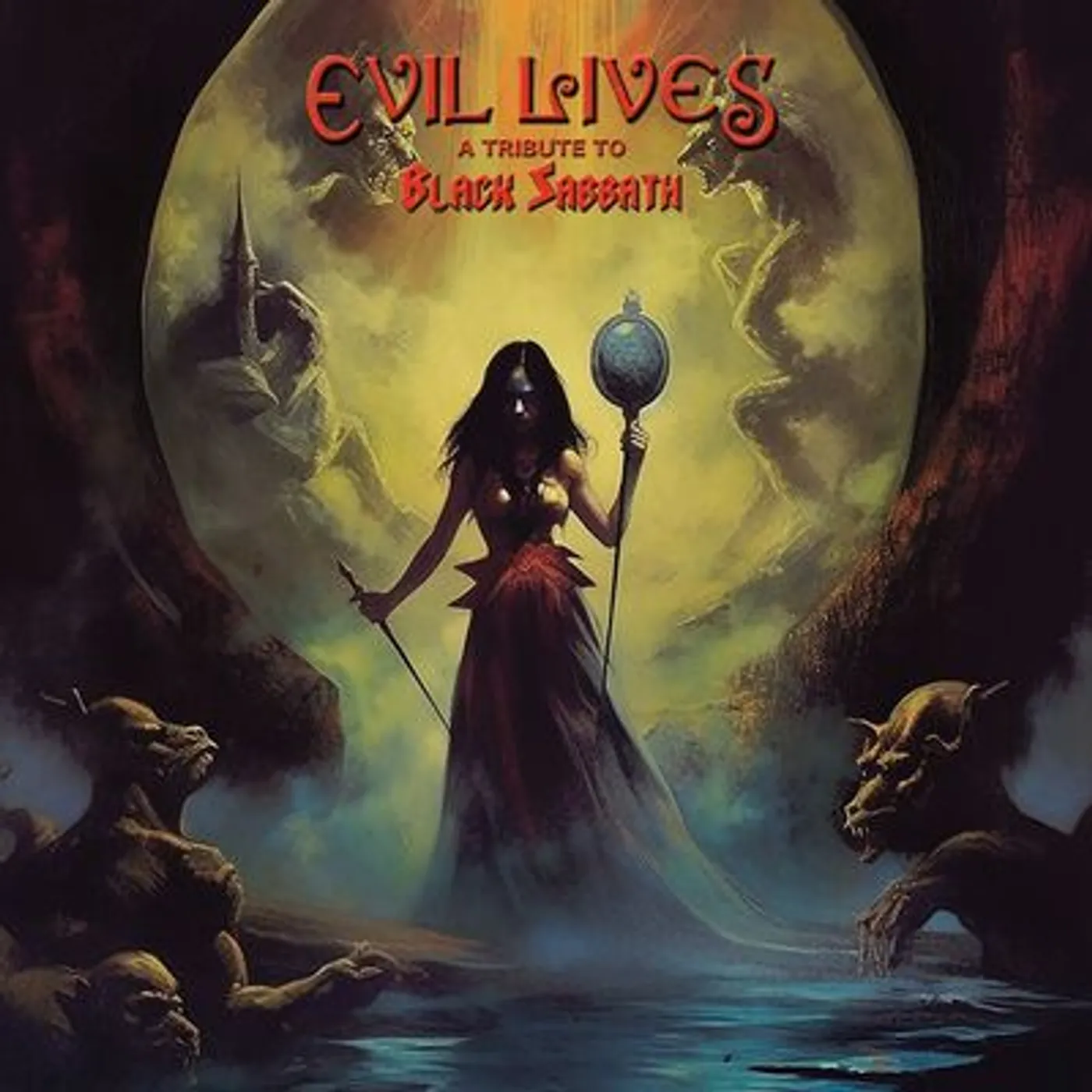 Various Artists LP - Evil Lives: A Tribute to Black Sabbath (Vinyl)