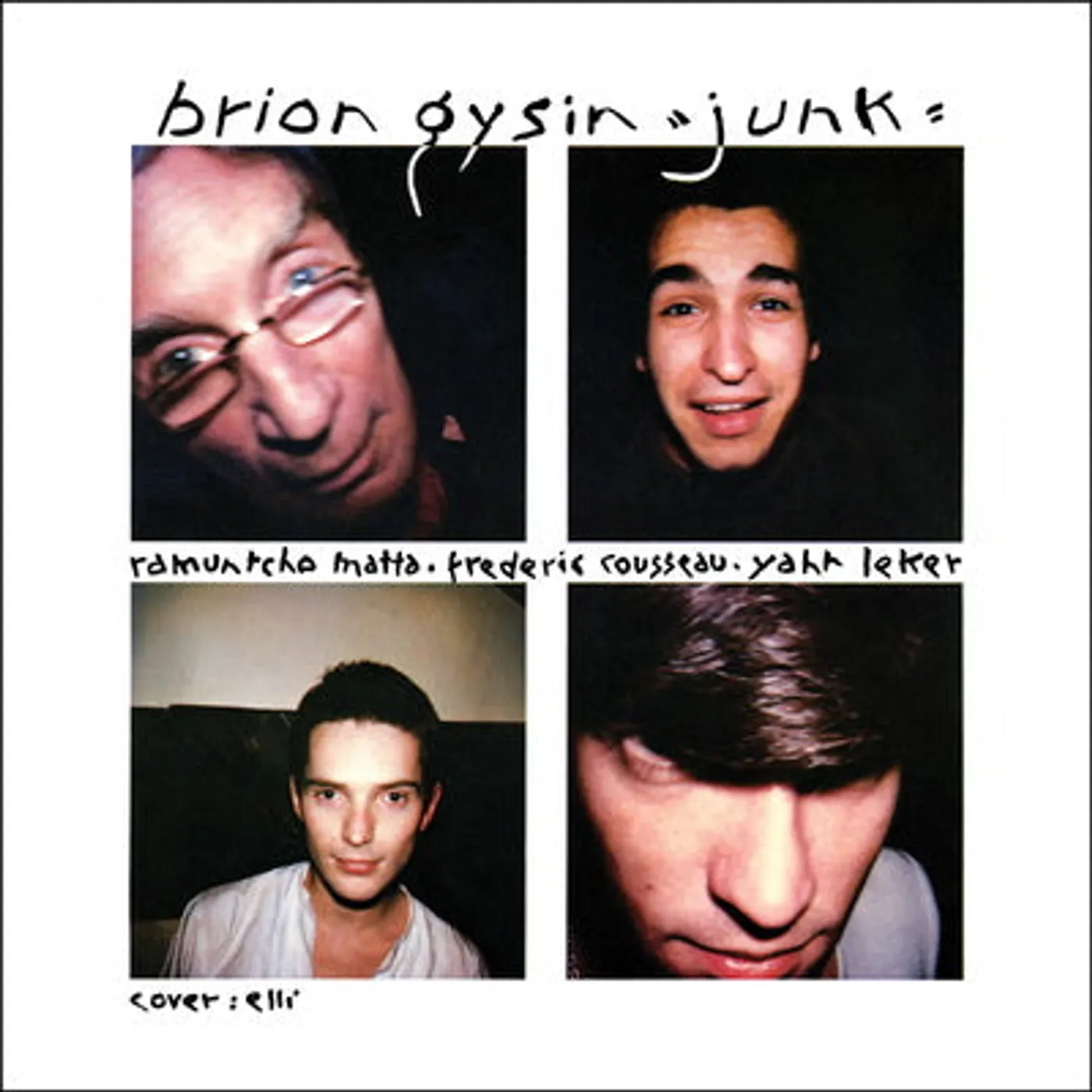 Brion Gysin LP - Junk (Vinyl)