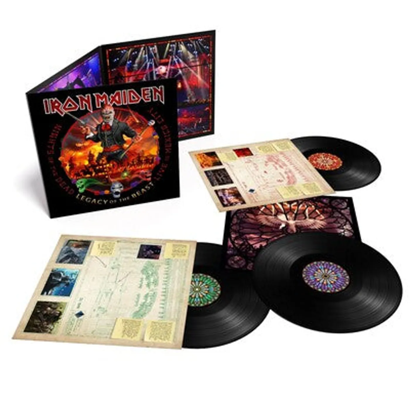 Iron Maiden LP - Nights of the Dead, Legacy of the Beast: Live in Mexico City (Vinyl)