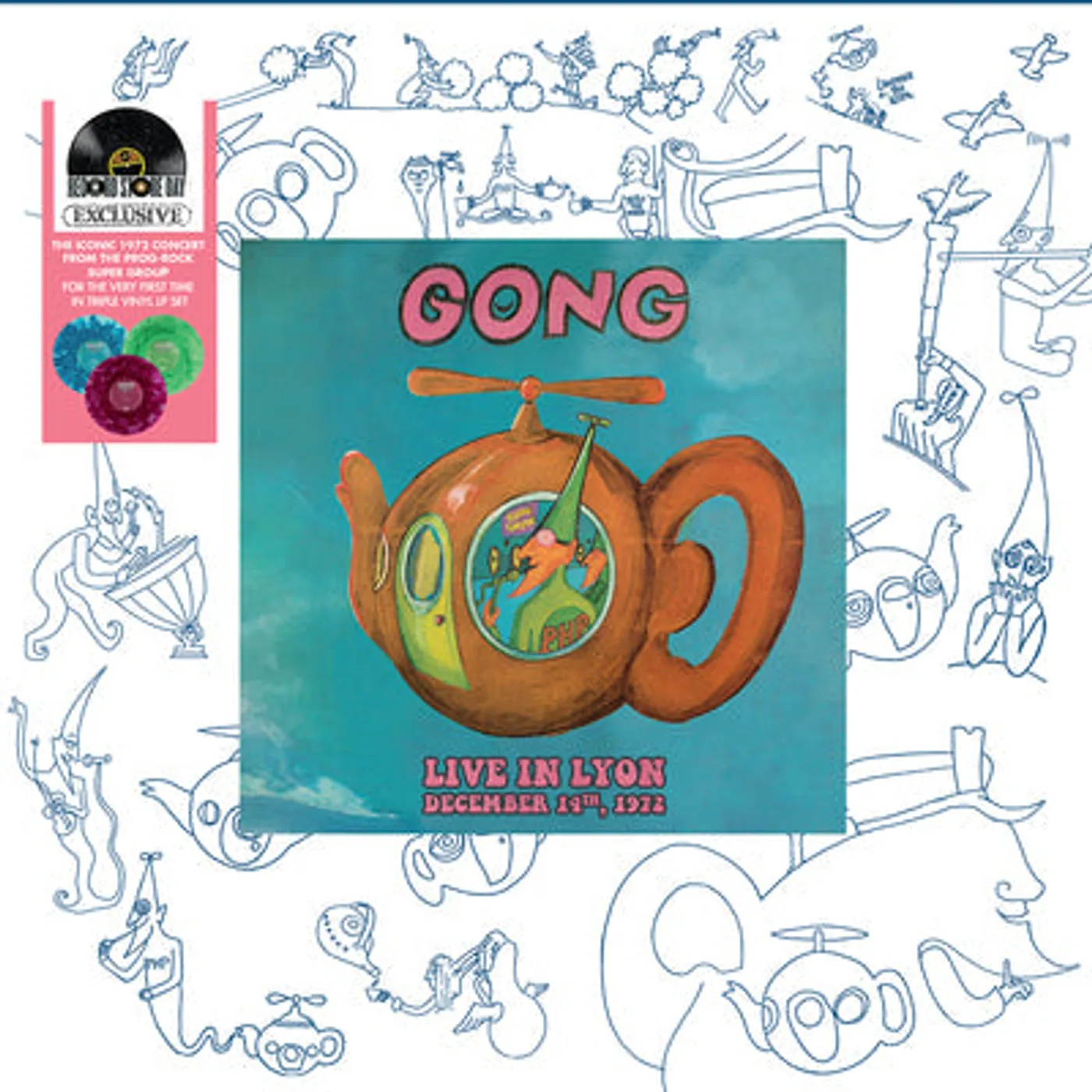 Gong LP - Live in Lyon Decembre 14Th, 1972 (RSD 2023) (Vinyl)