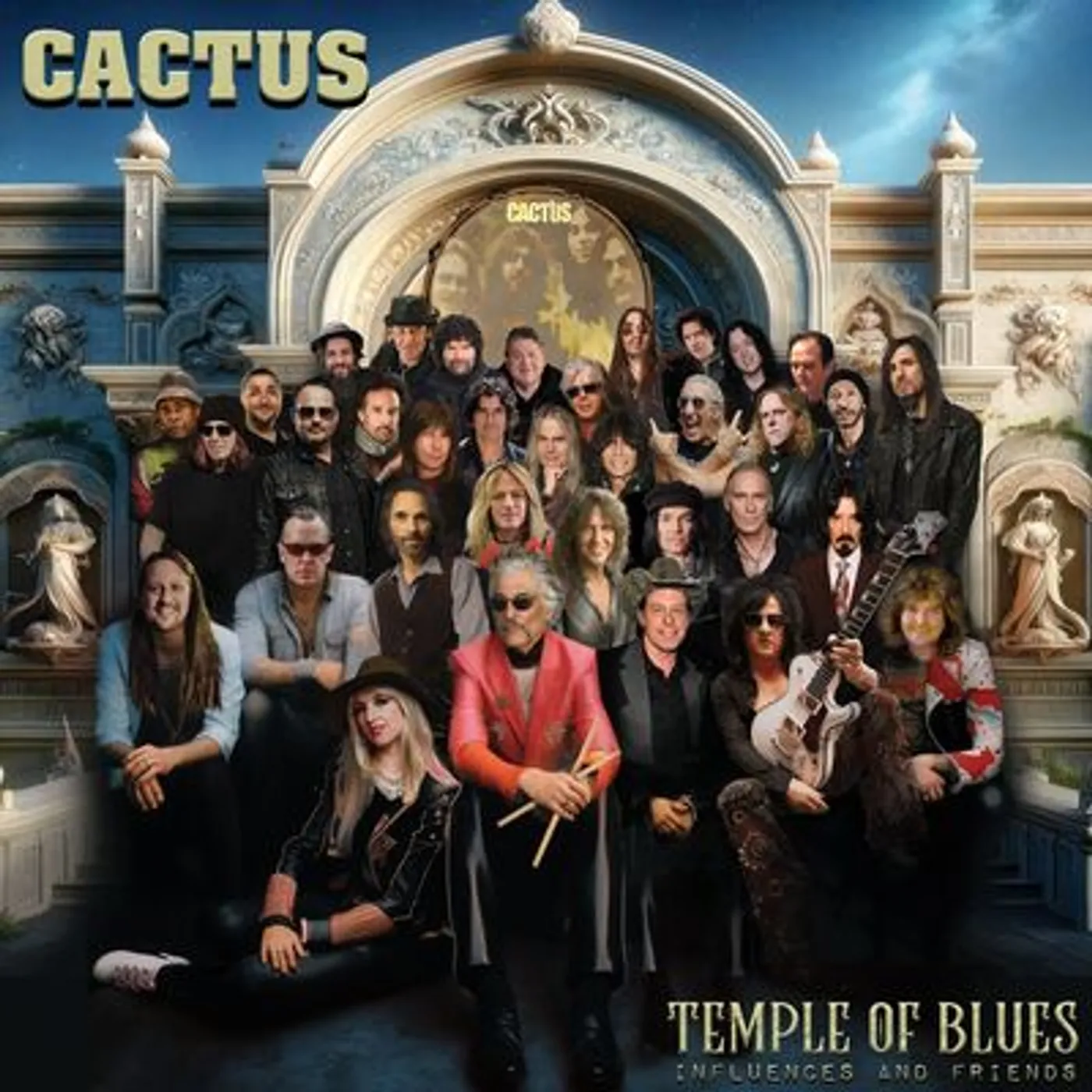 Cactus LP - Temple of Blues: Influences and Friends (Vinyl)