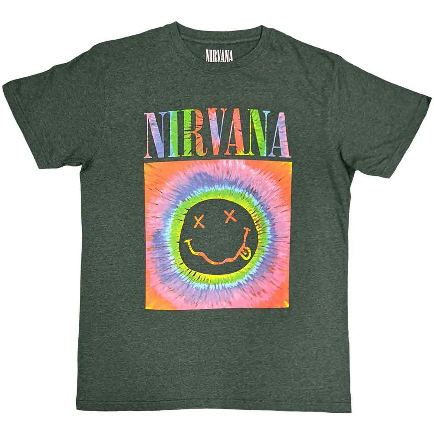 Nirvana T Shirt - Happy Face Glow Box
