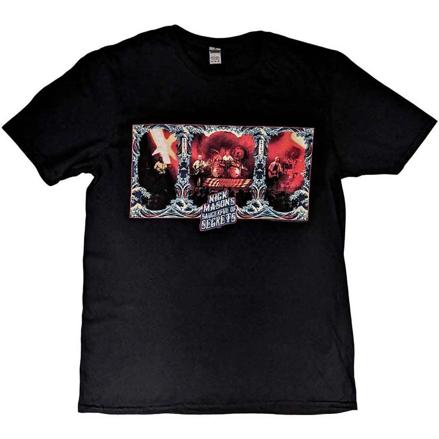Nick Mason's Saucerful of Secrets T Shirt - Hokusai Wave European Tour 2022