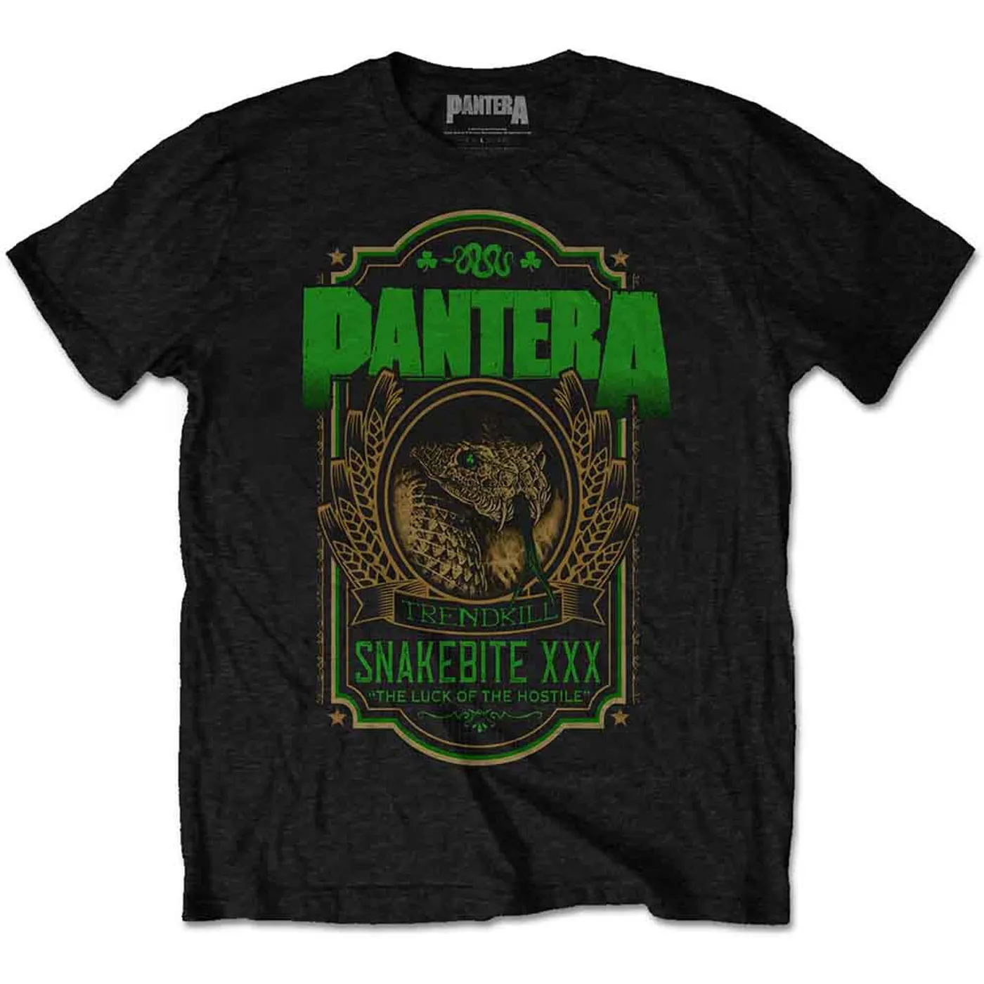 Pantera T Shirt - Snakebite XXX Label
