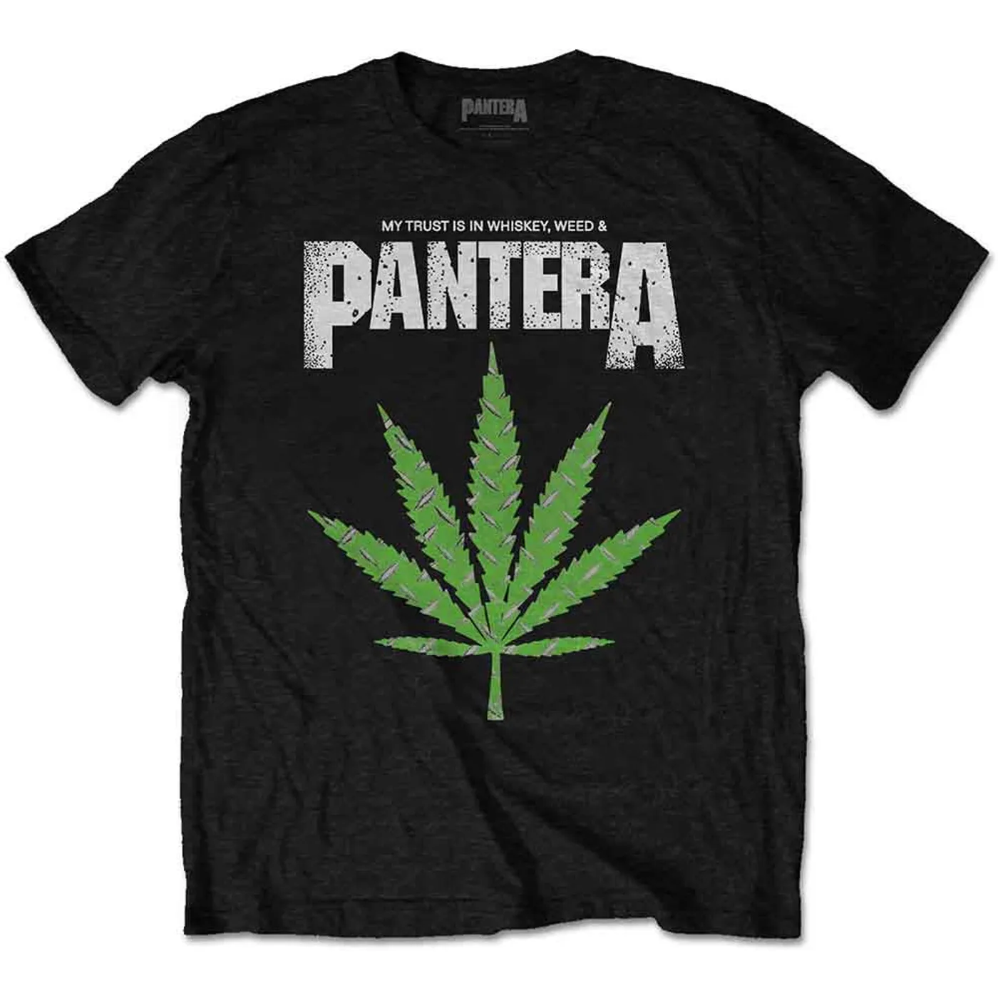 Pantera T Shirt - Whiskey 'n Weed