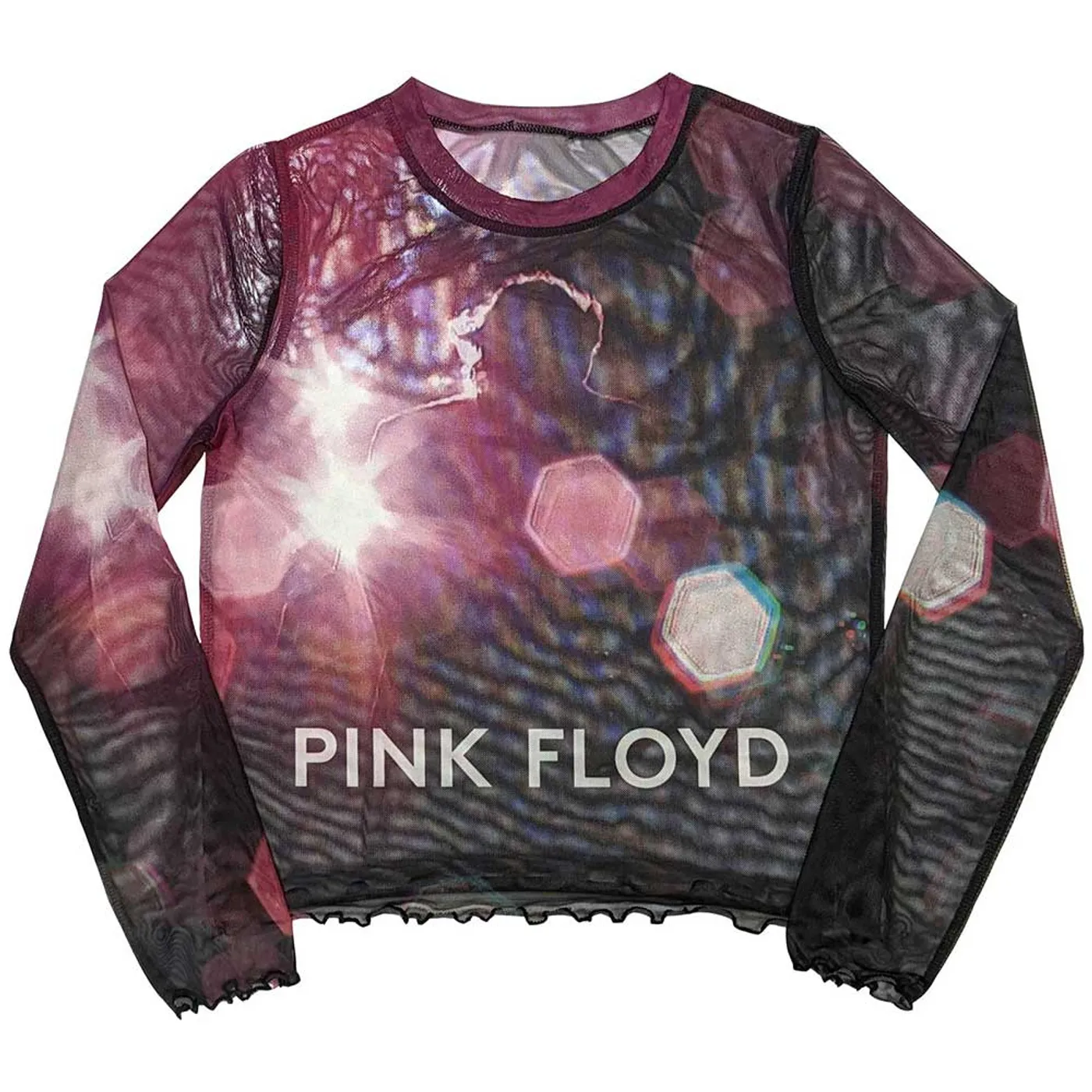 Pink Floyd Women's Long Sleeve Crop Top - Knebworth '90