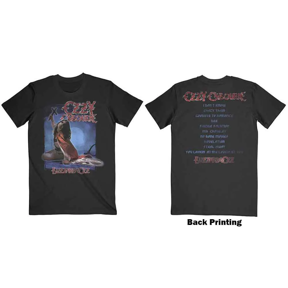 T Shirt - Blizzard of Ozz Tracklist