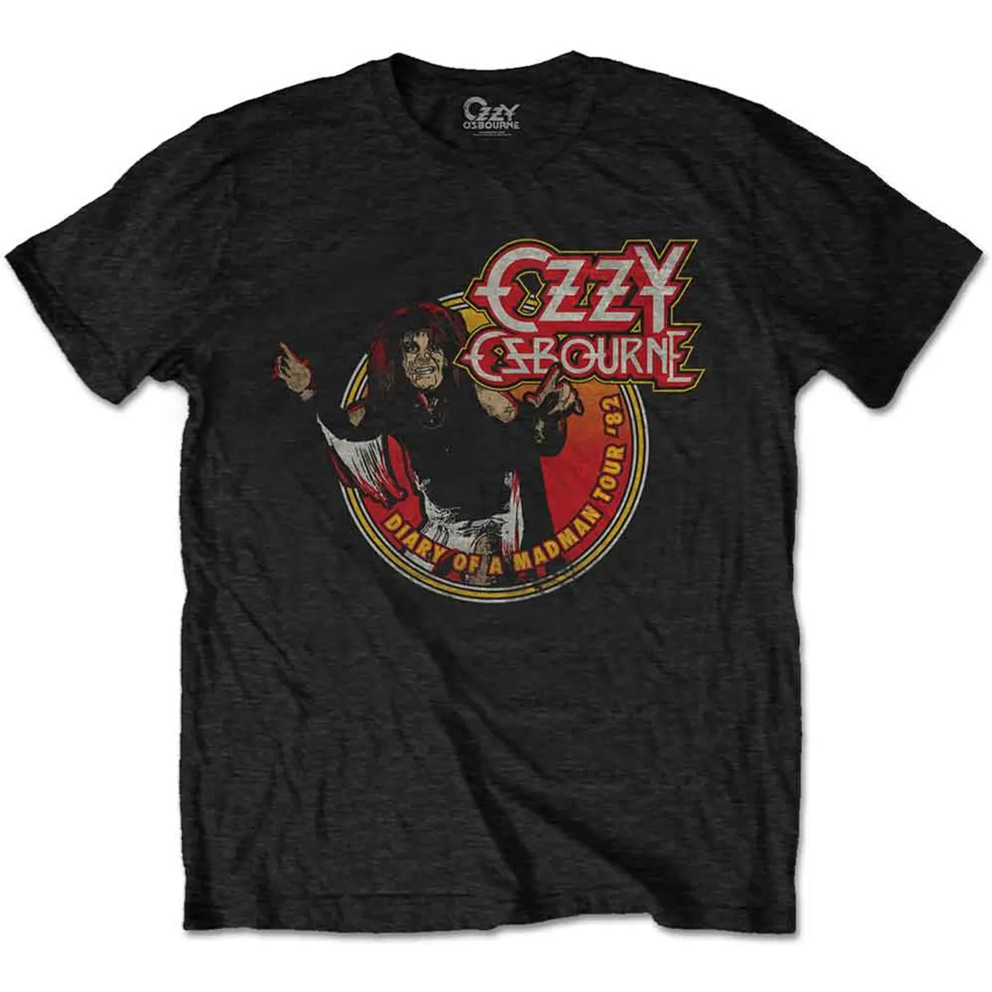 Ozzy Osbourne T Shirt - Diary Of A Madman Tour 82