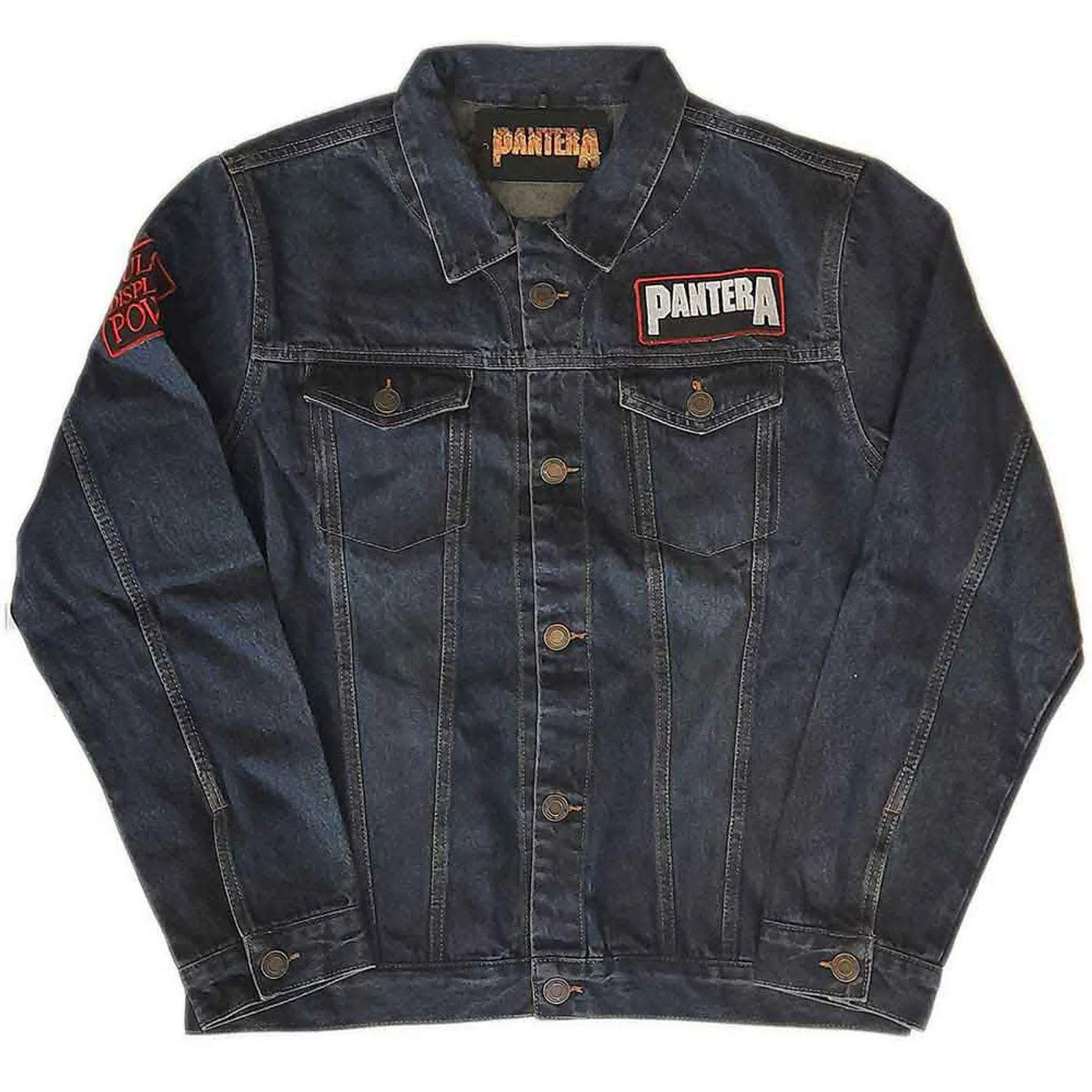 Pantera Denim Jacket - Vulgar Display Of Power