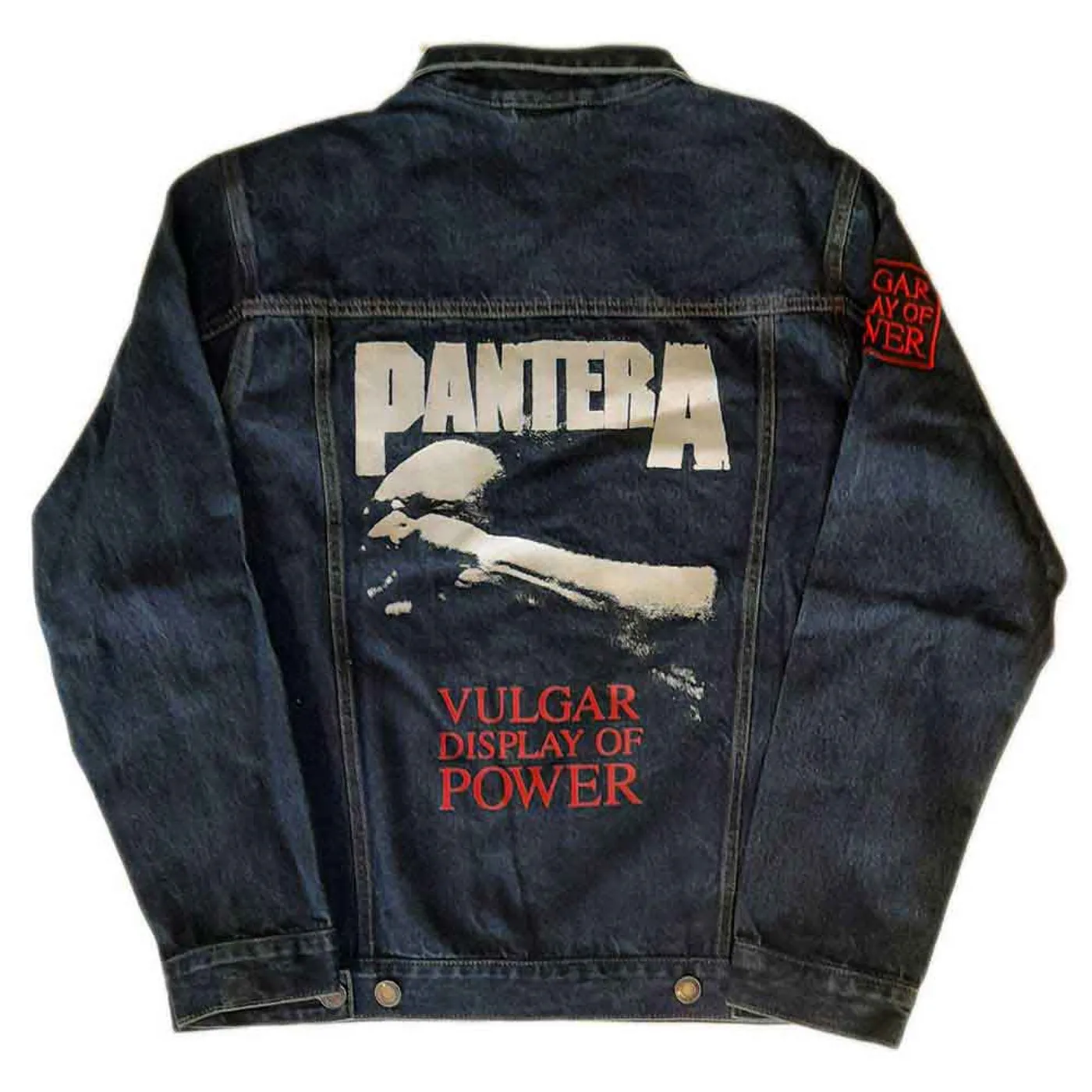 Pantera Denim Jacket - Vulgar Display Of Power